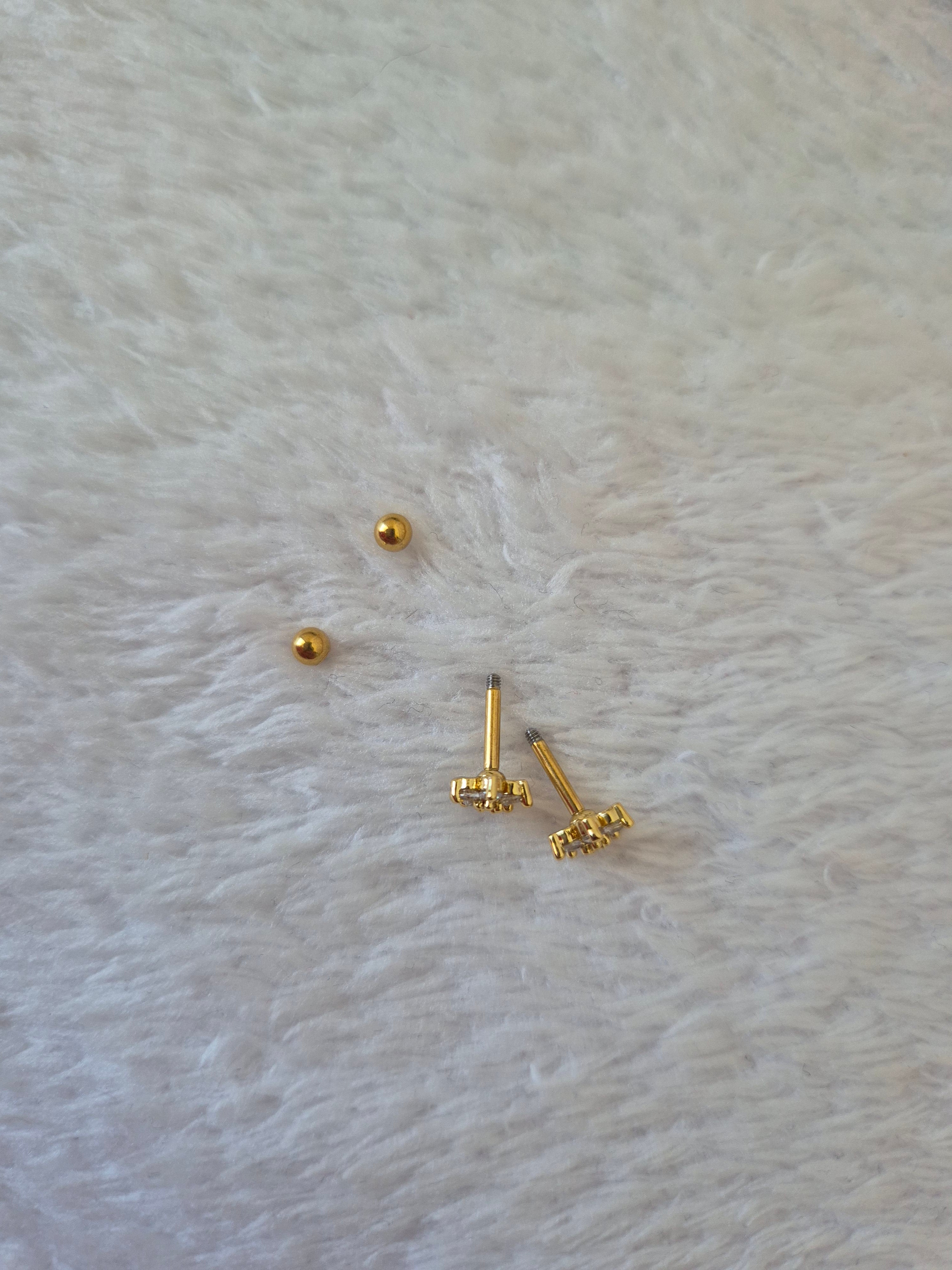 Boucles d'oreilles étoiles strass