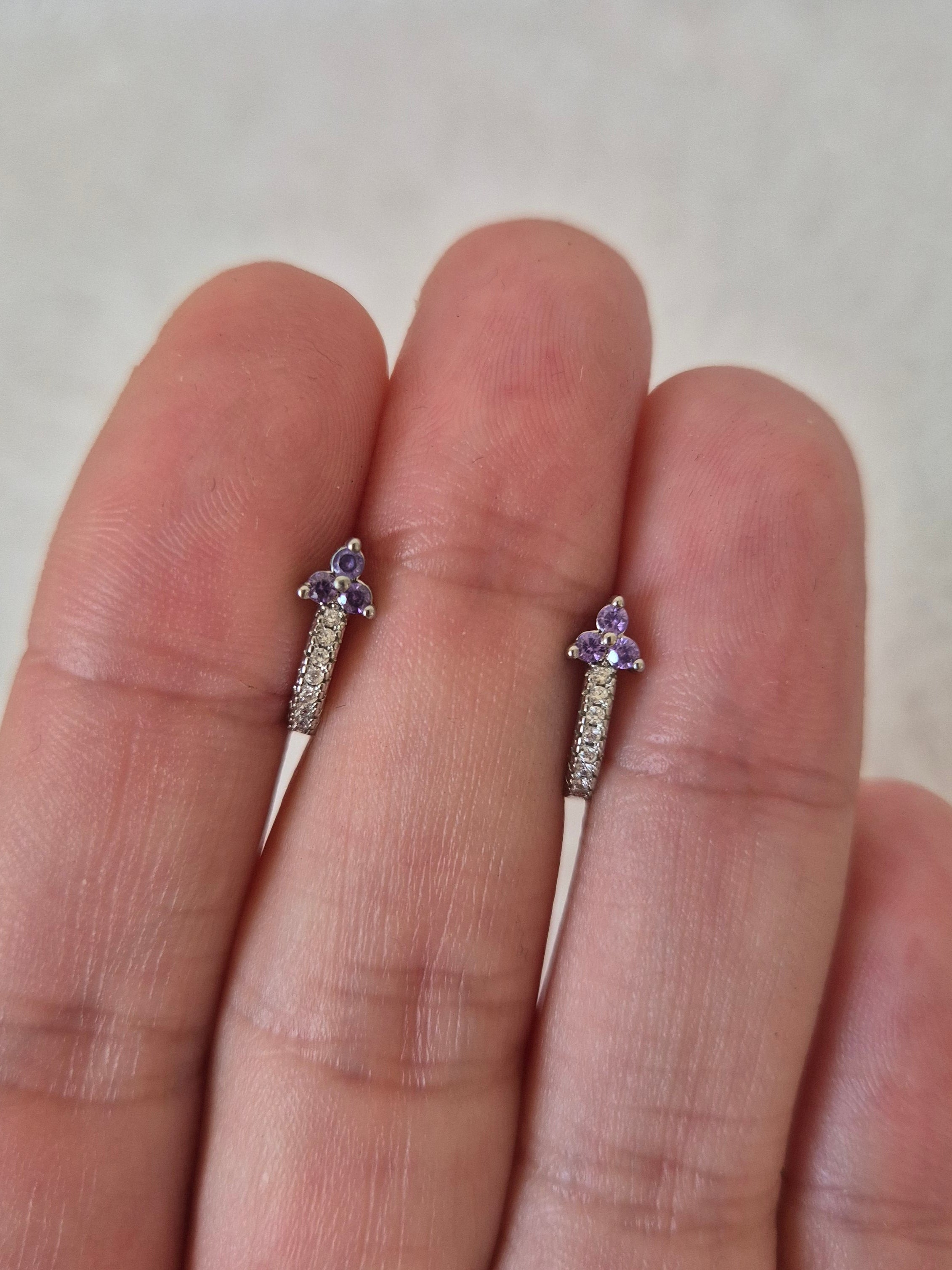 Boucles d'oreilles strass