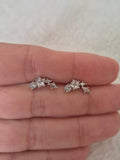 Boucles d'oreilles strass étoile