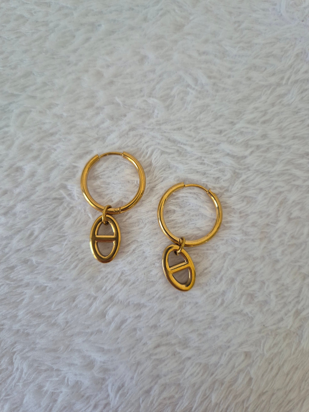 Boucles d'oreilles marine