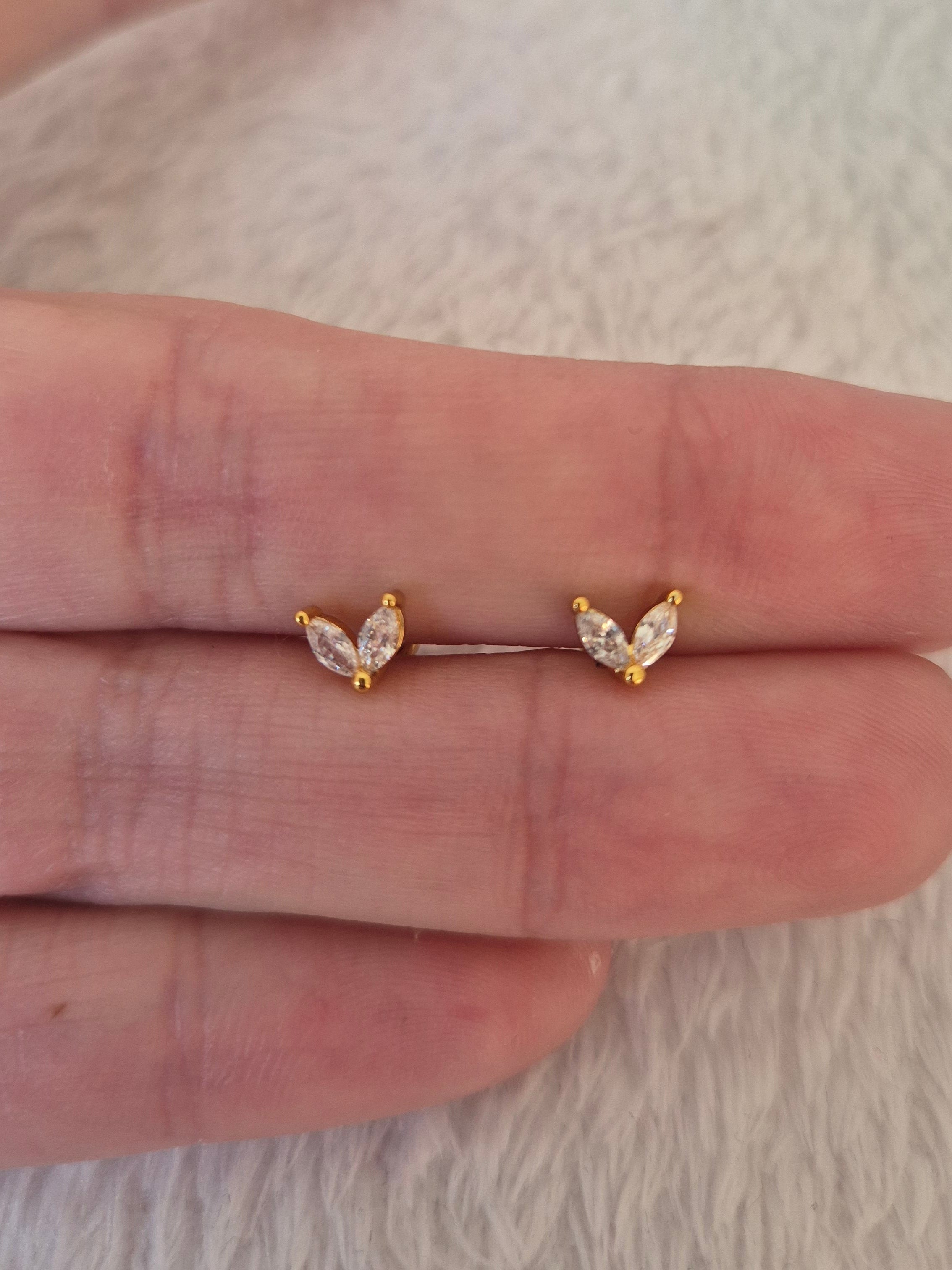 Boucles d'oreilles pétales