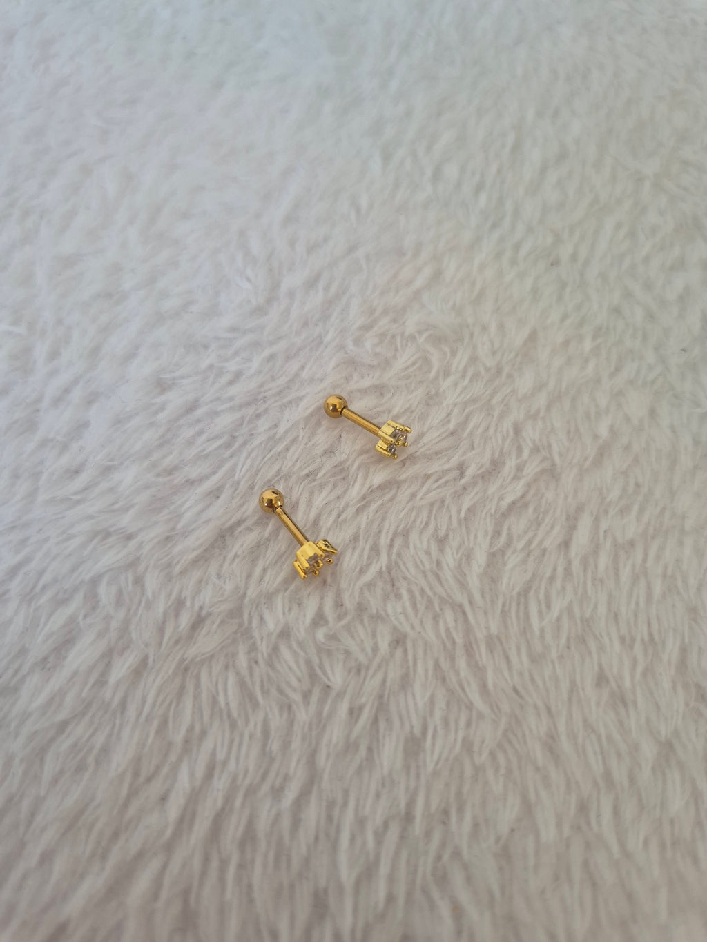 Boucles d'oreilles 3 strass
