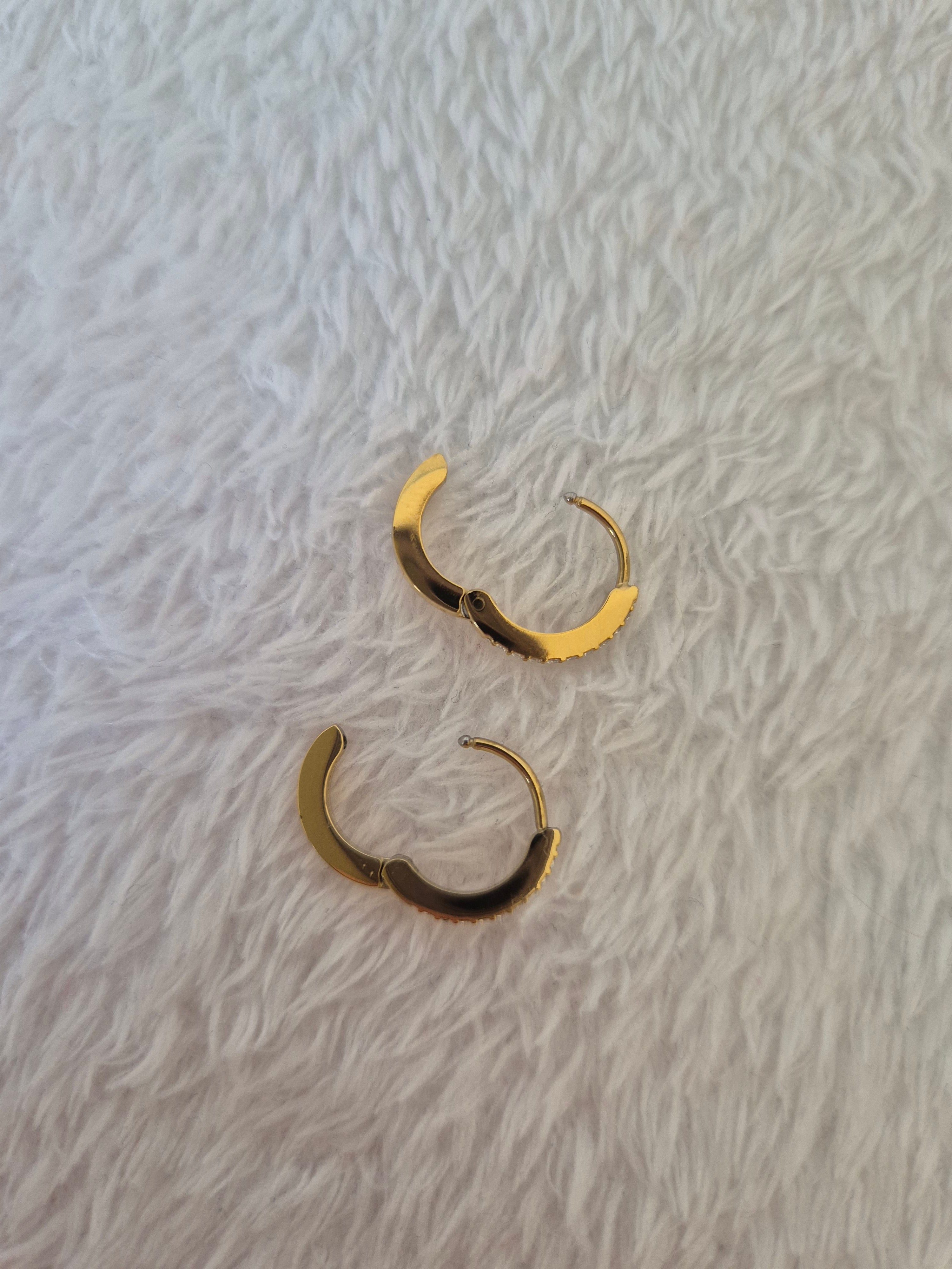 Boucles d'oreilles strass