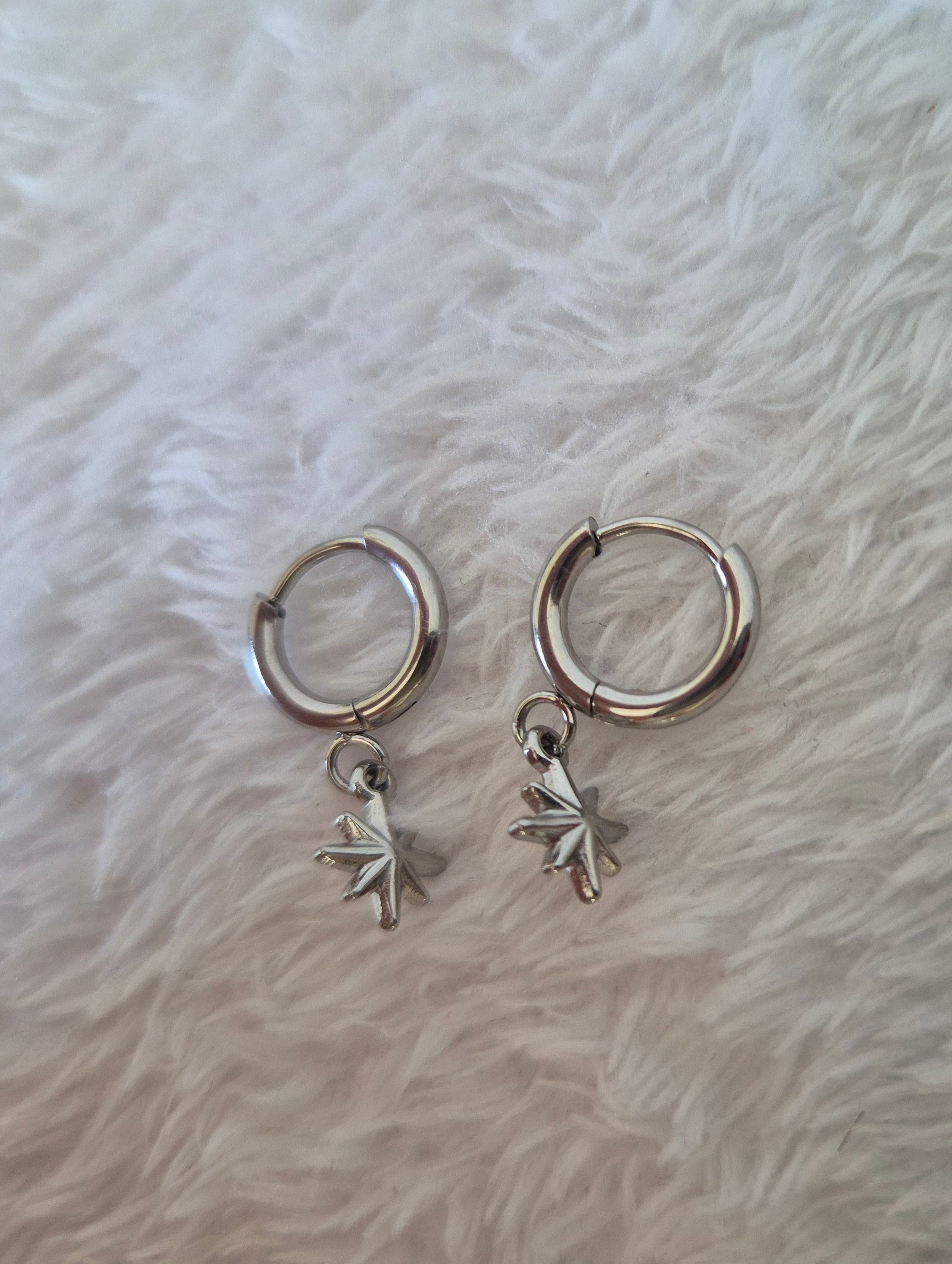 Boucles d'oreilles étoiles