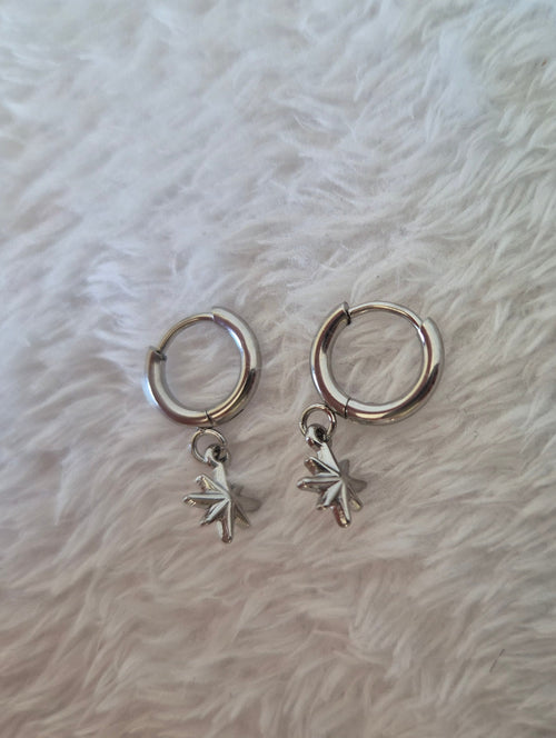 Boucles d'oreilles étoiles