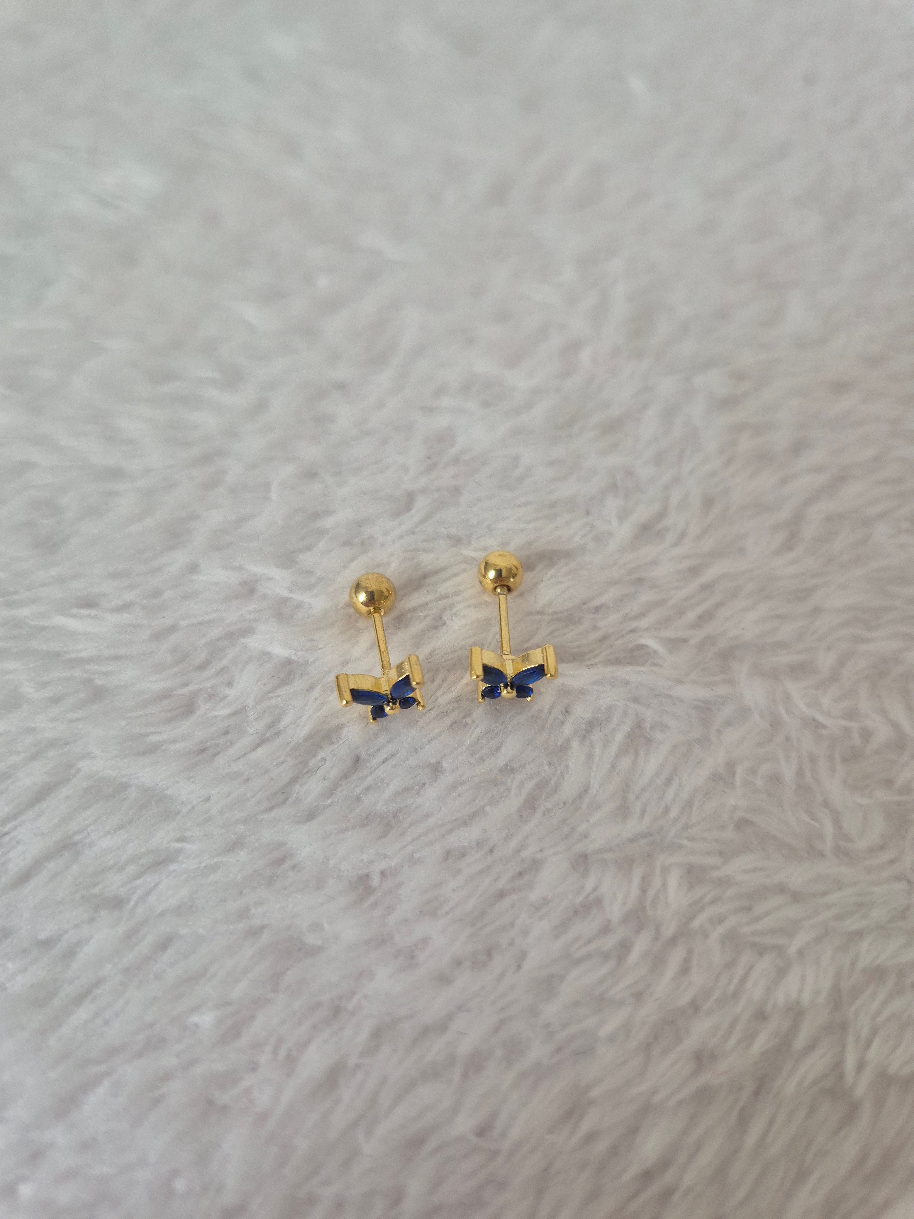Boucles d'oreilles papillons