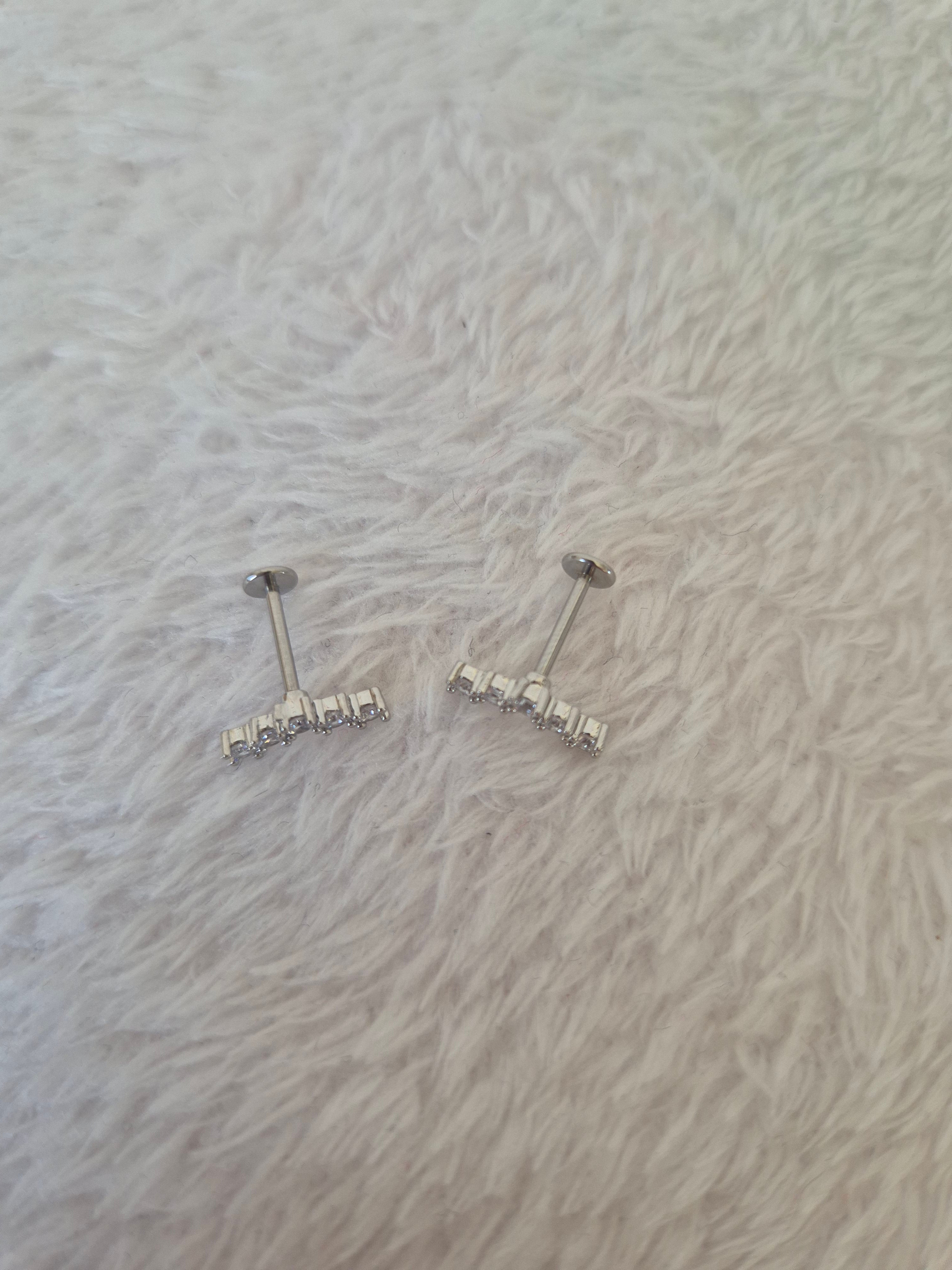 Boucles d'oreilles strass