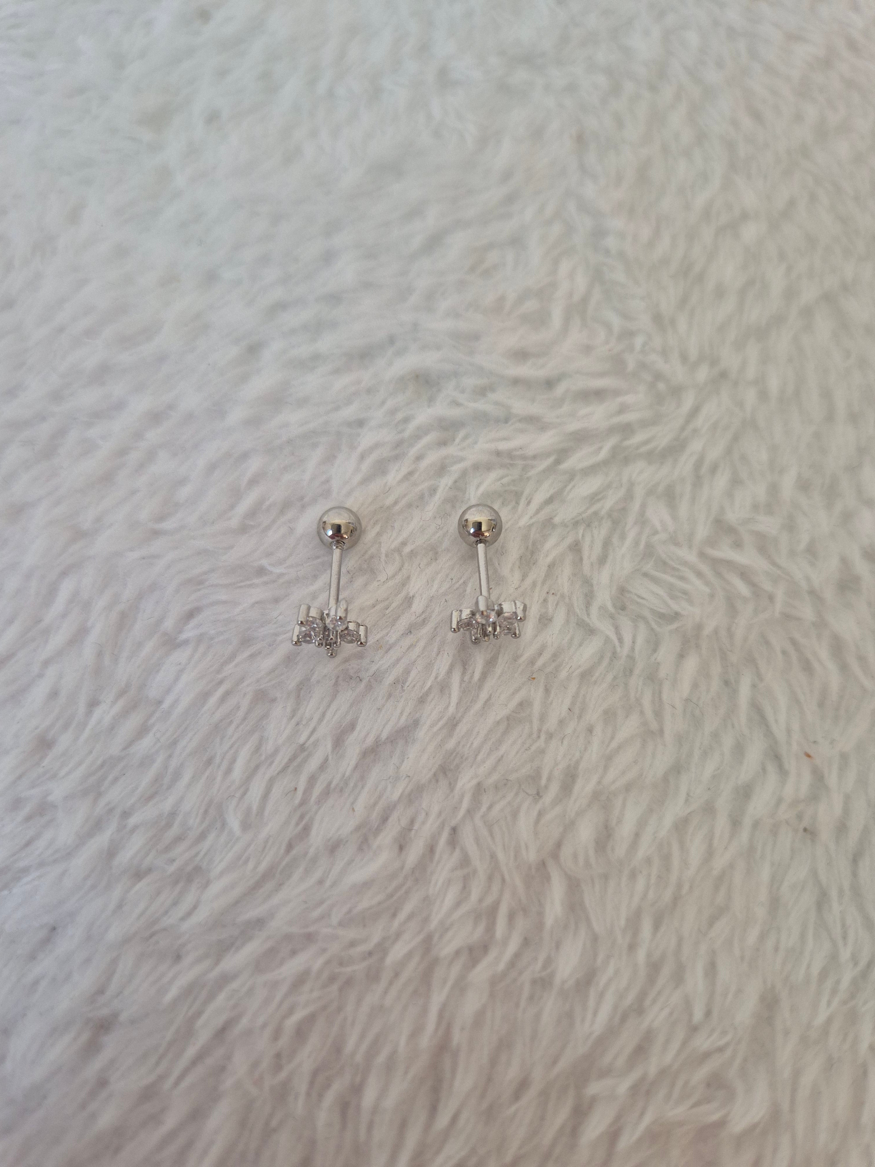 Boucles d'oreilles étoiles strass