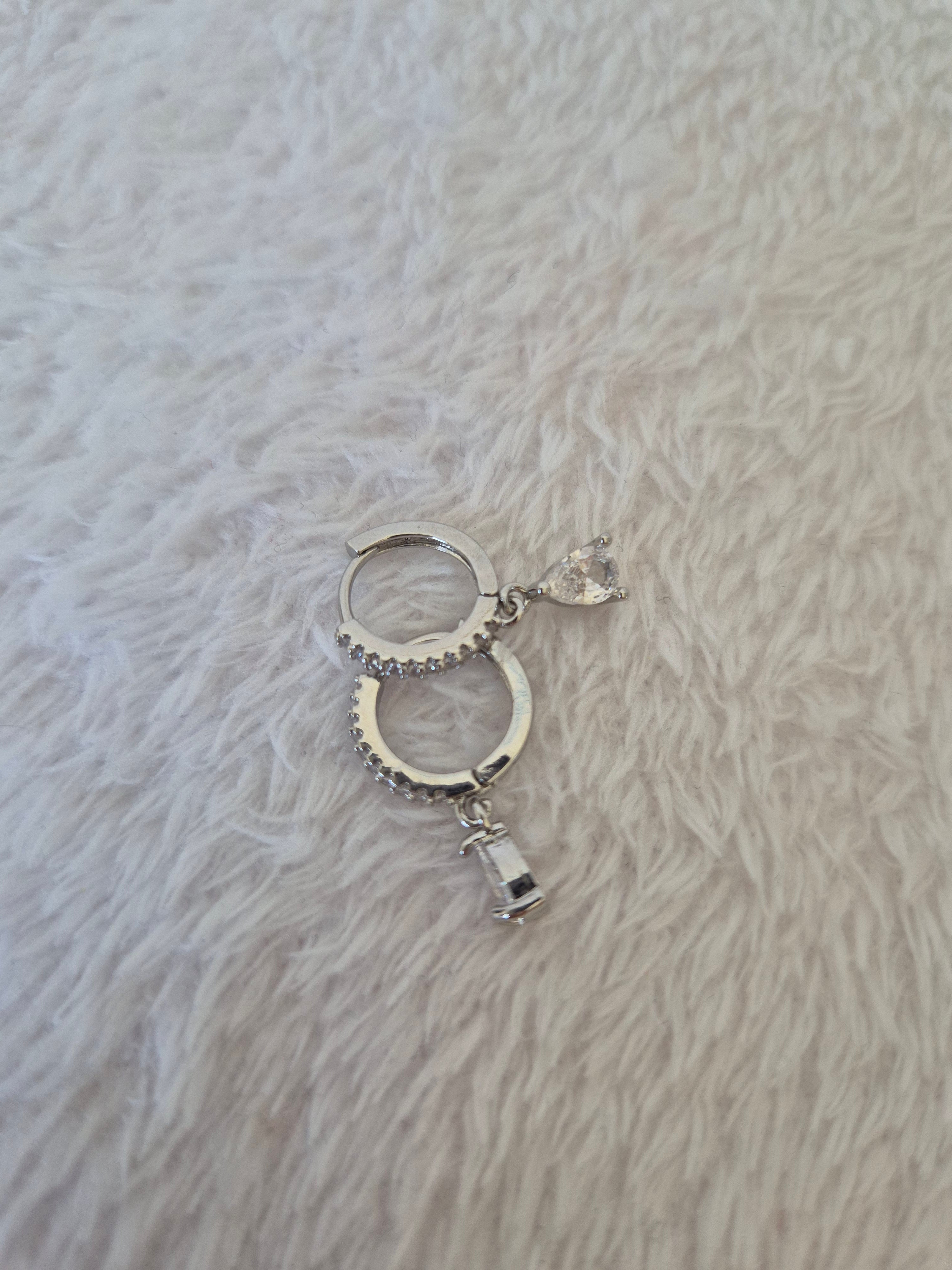 Boucles d'oreilles strass