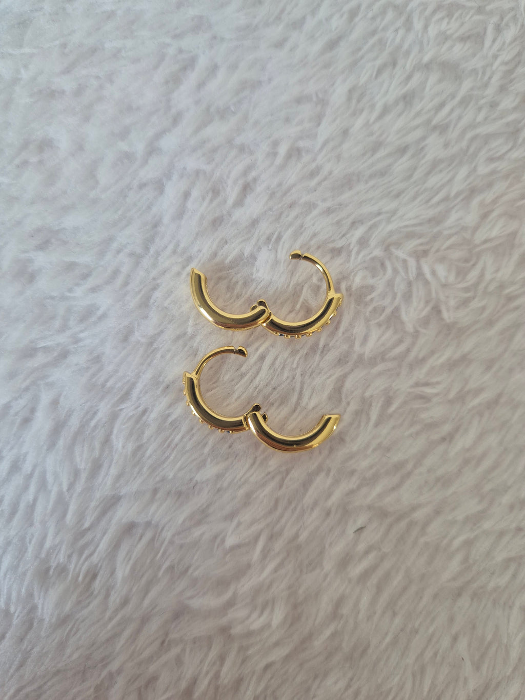Boucles d'oreilles strass bleus