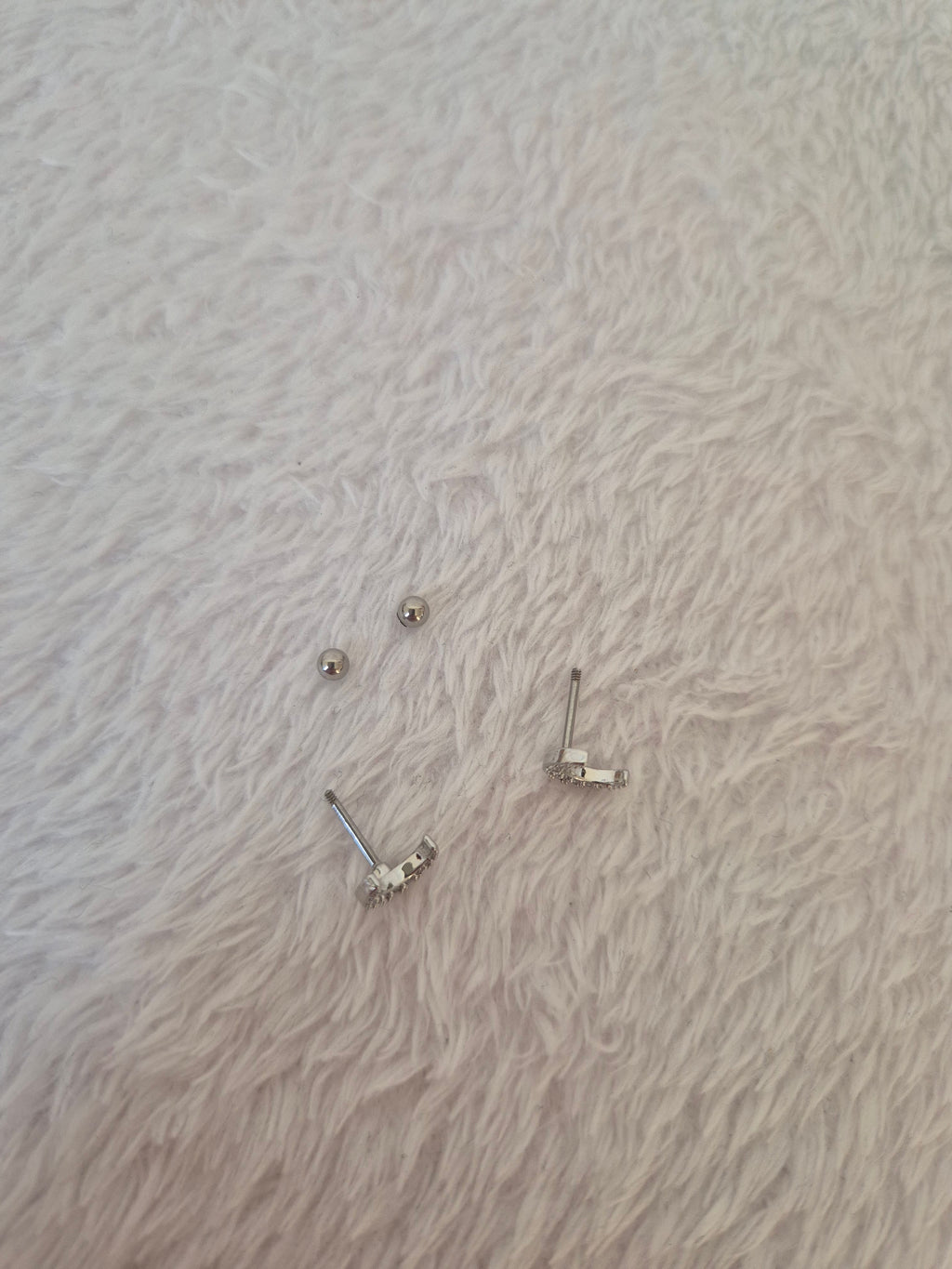 Boucles d'oreilles lunes strass
