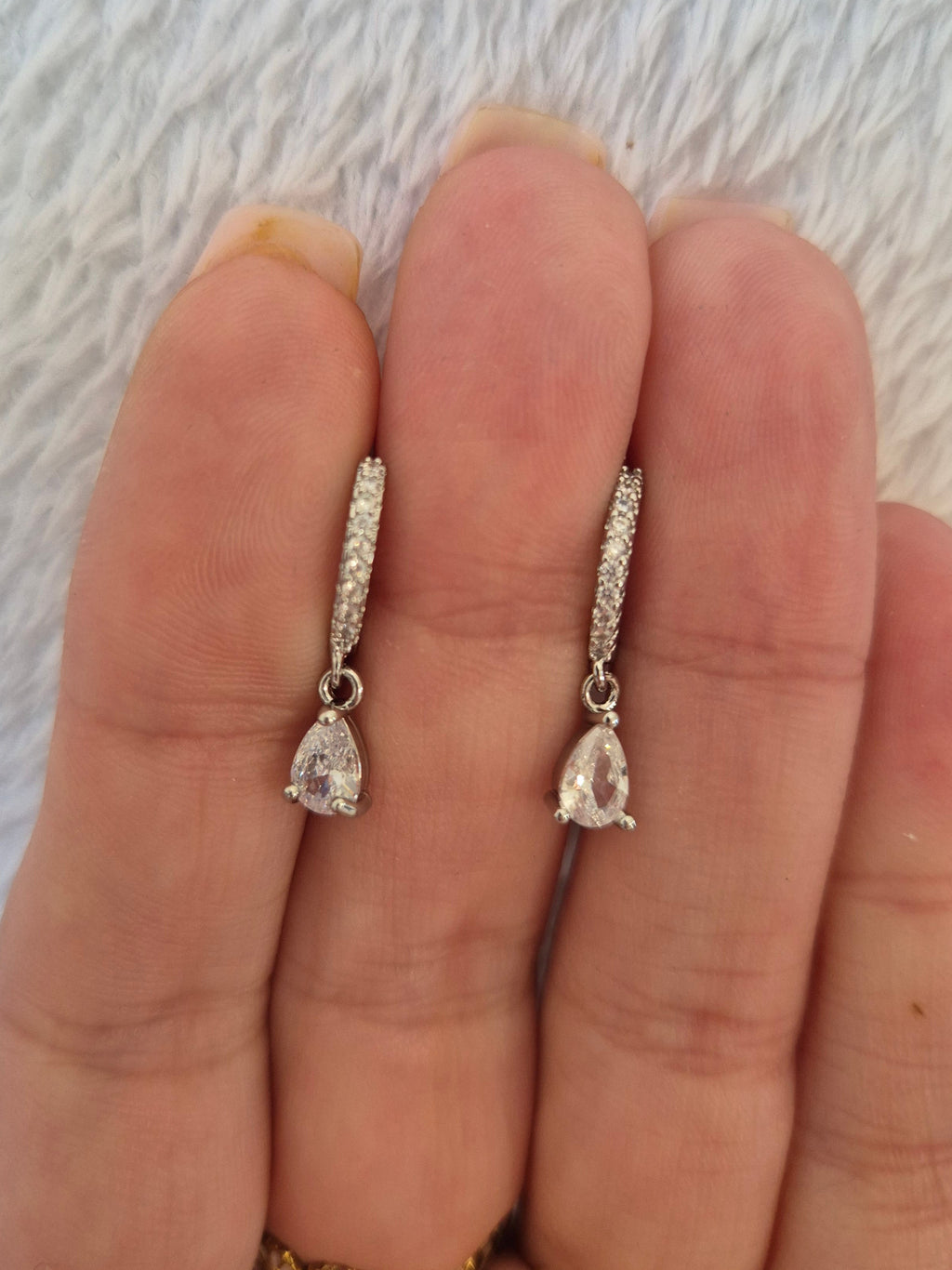 Boucles d'oreilles strass