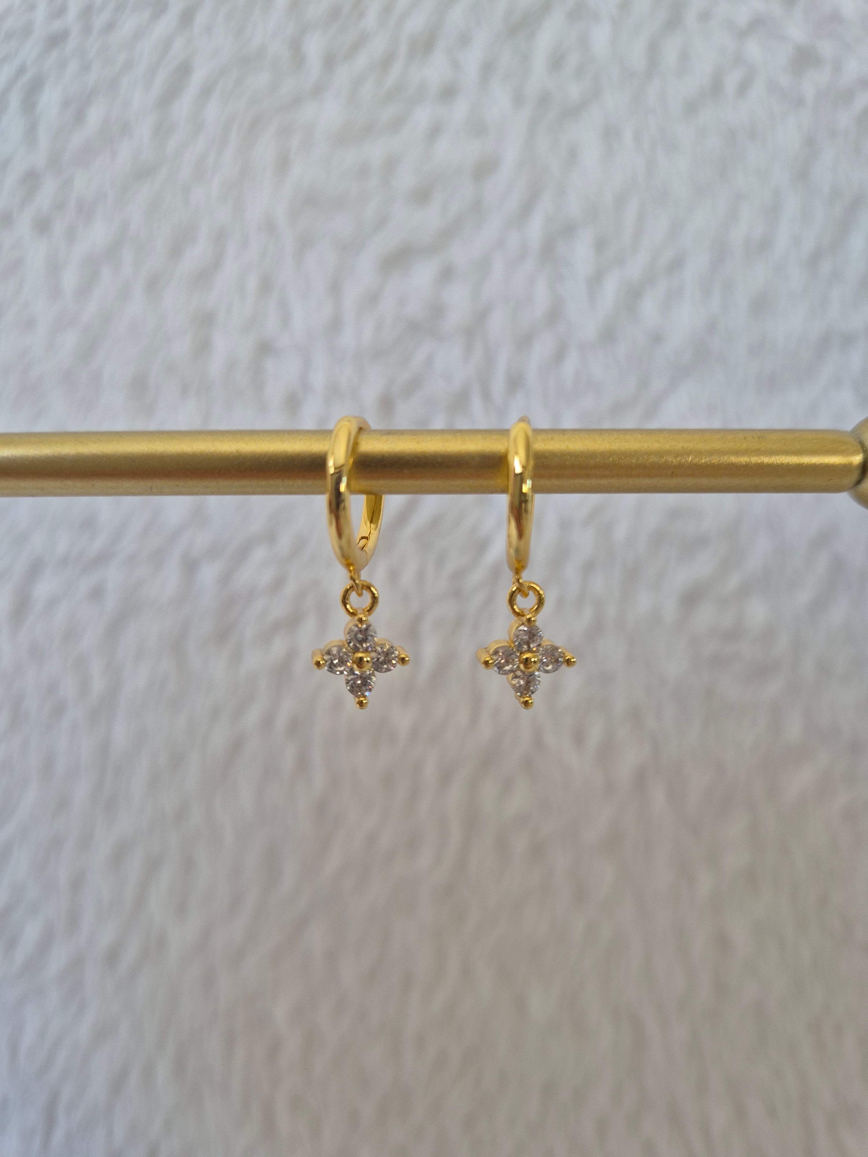 Boucles d'oreilles strass