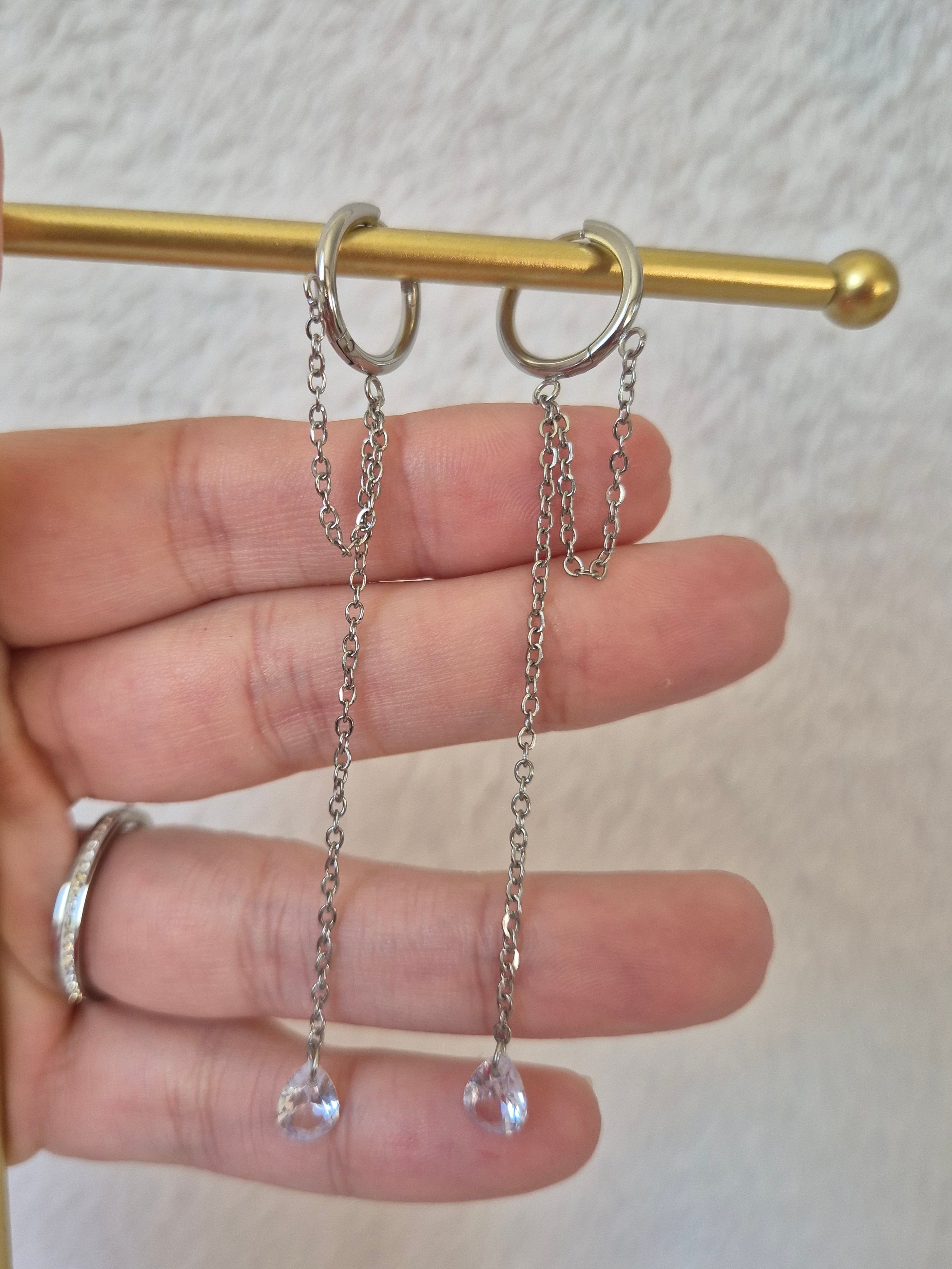 Boucles d'oreilles gouttes