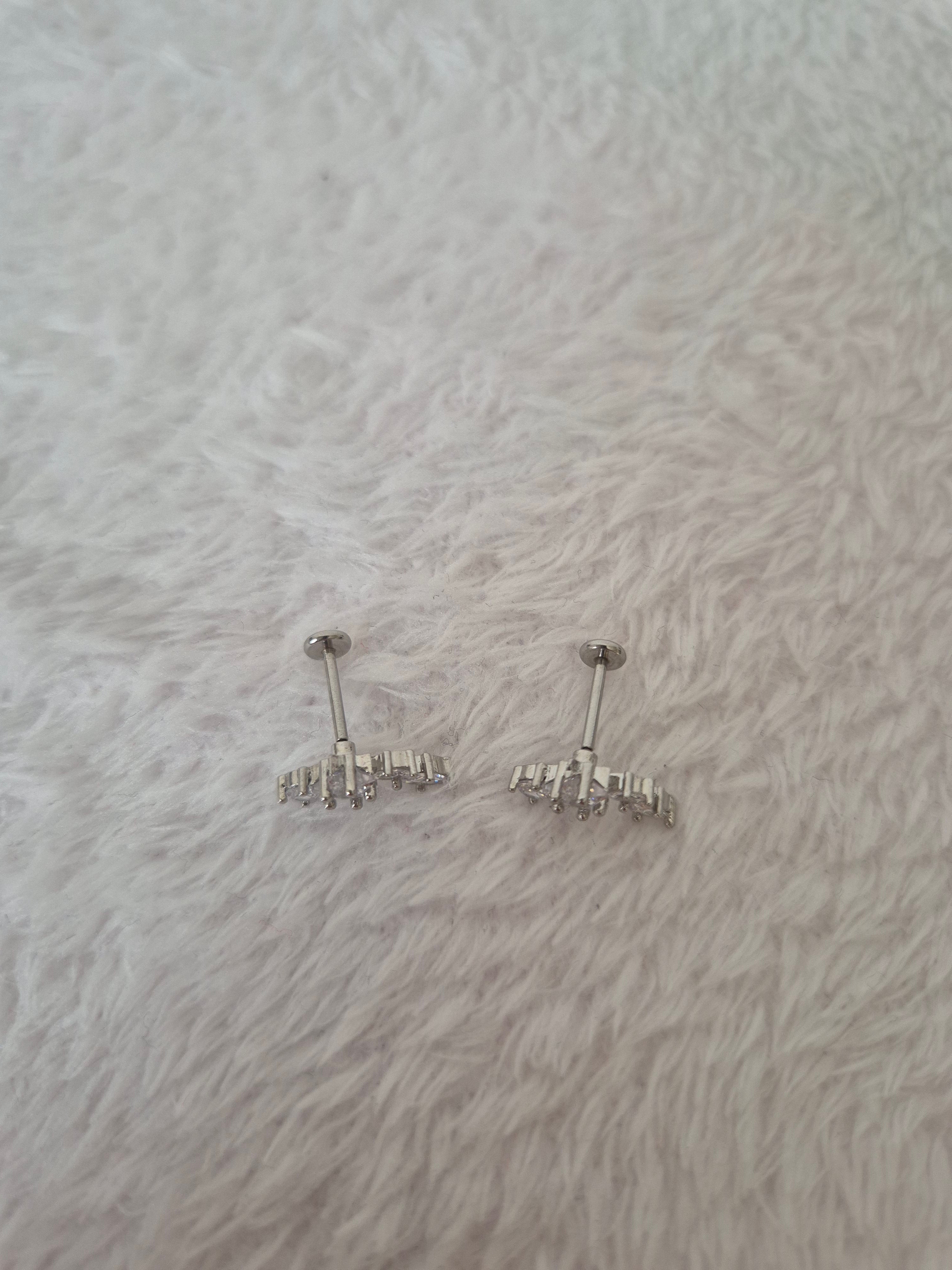 Boucles d'oreilles strass étoile