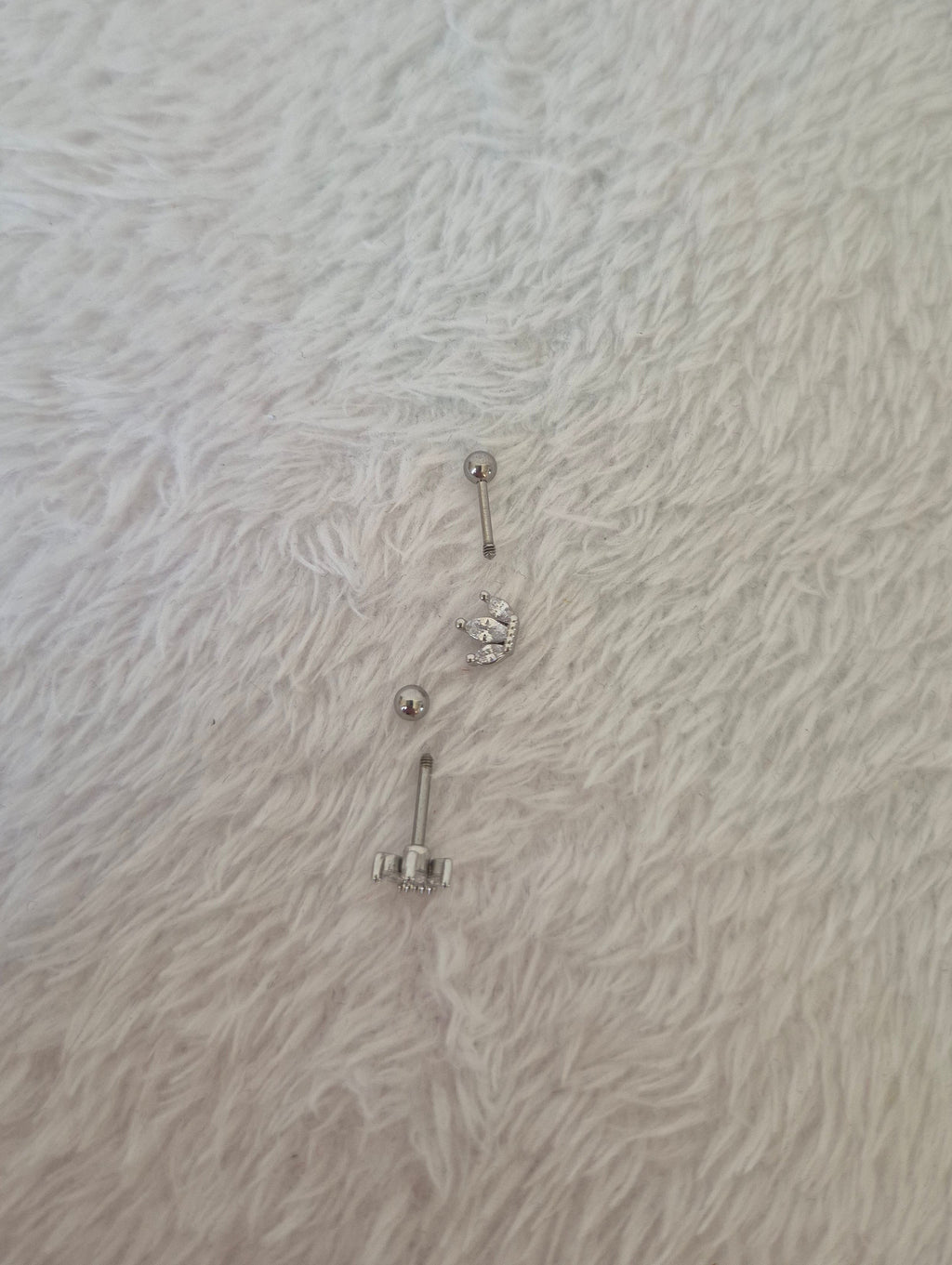 Boucles d'oreilles 3 strass