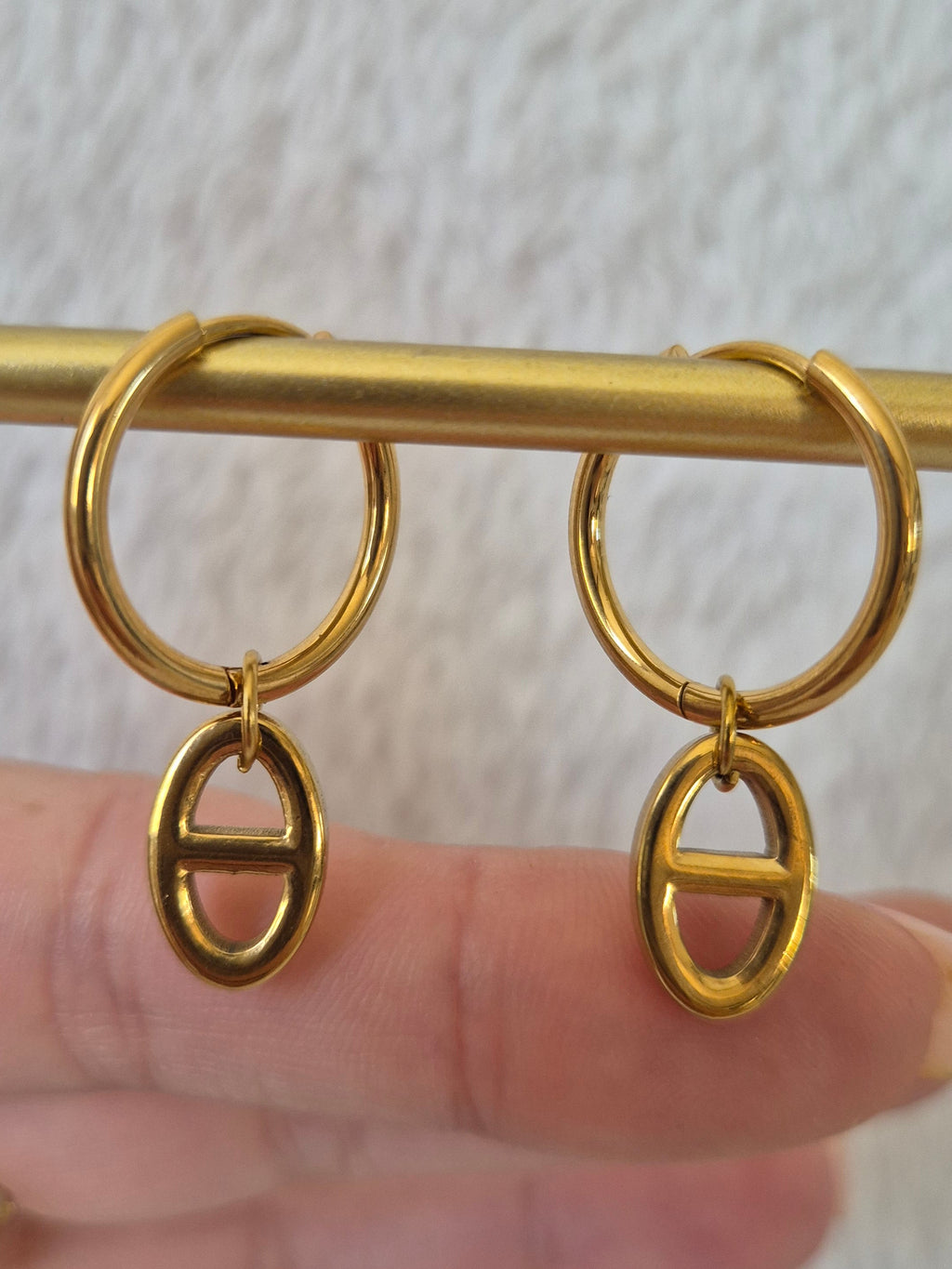 Boucles d'oreilles marine