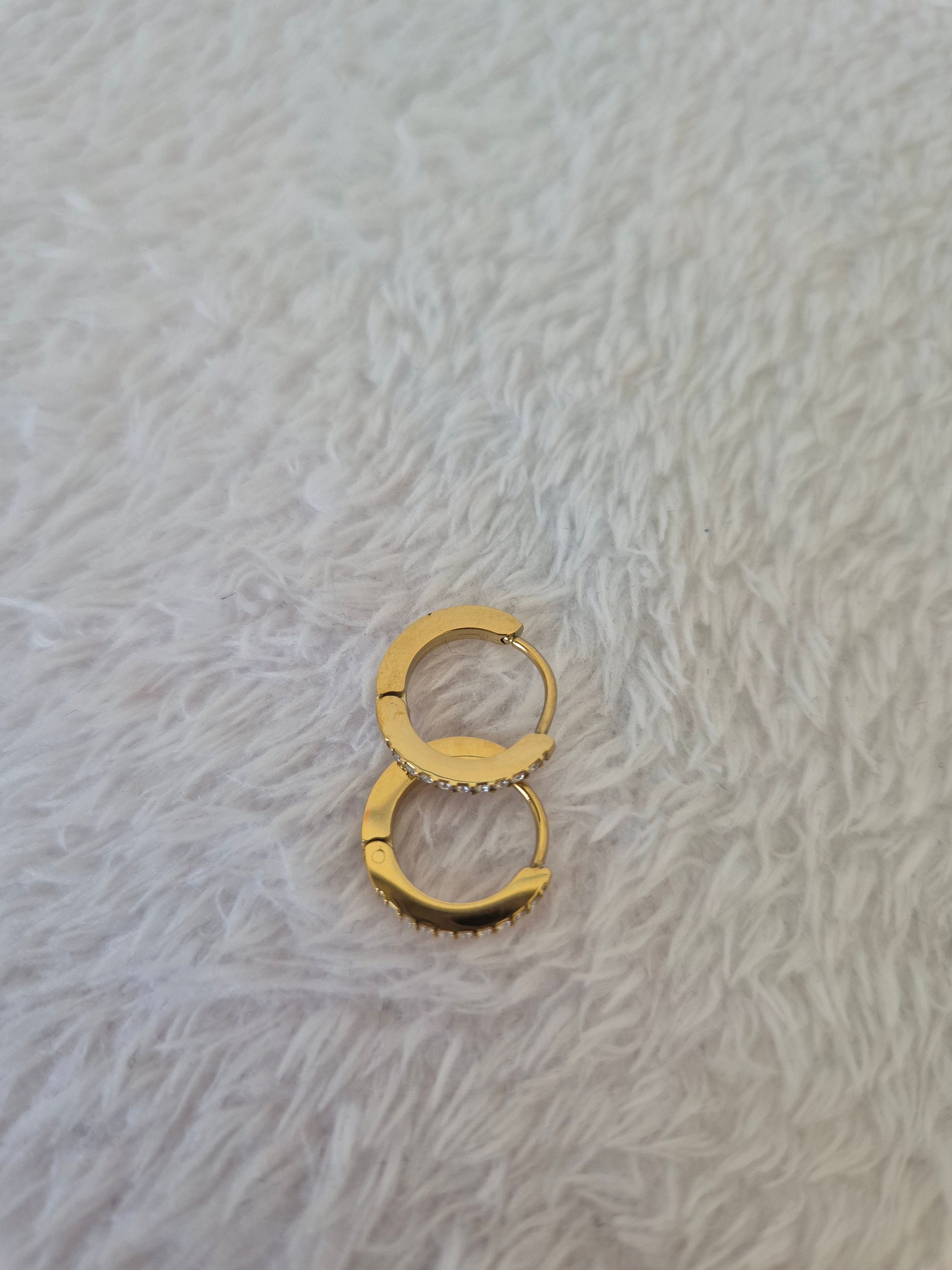 Boucles d'oreilles strass