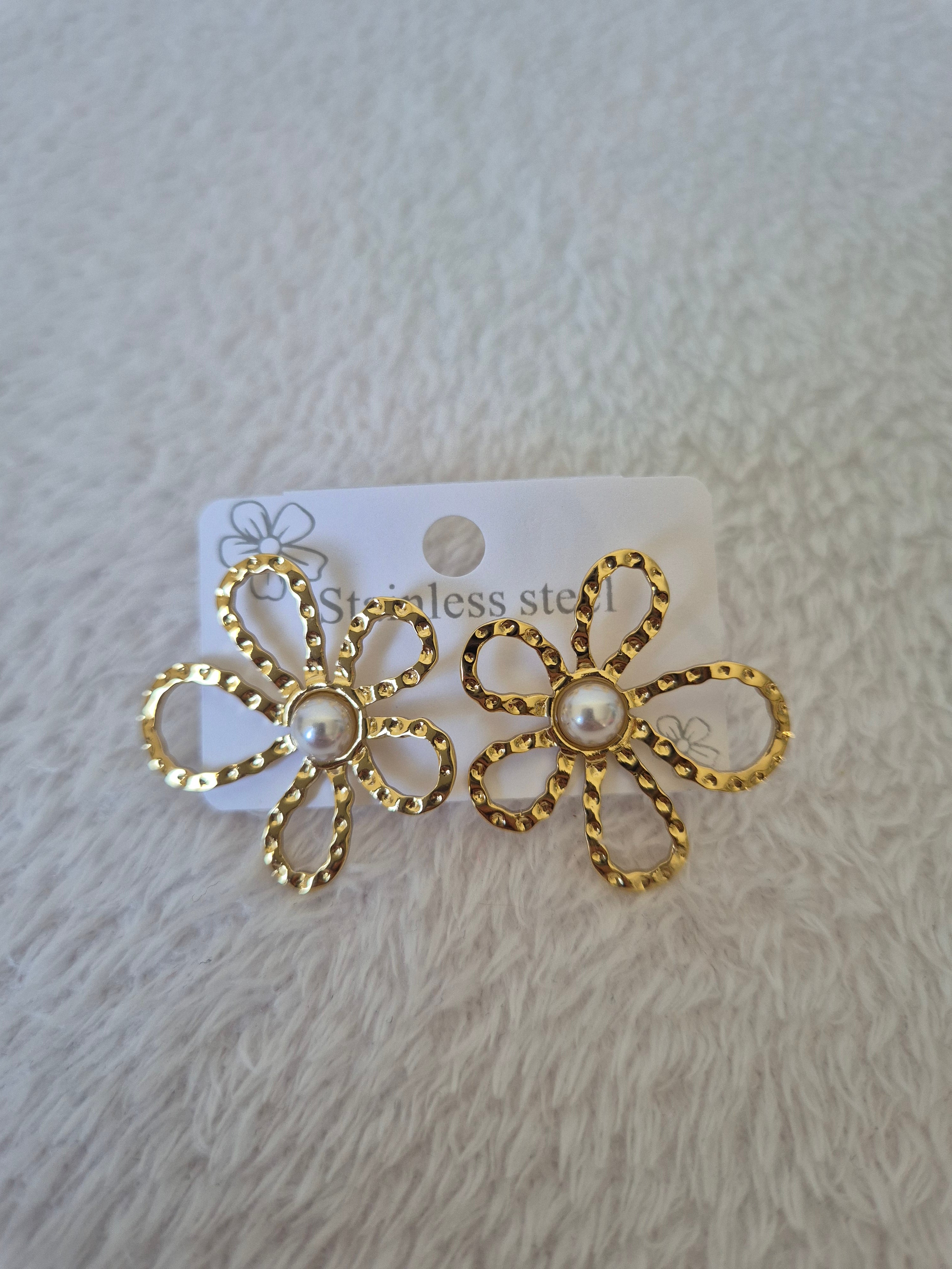 Boucles d'oreilles fleurs