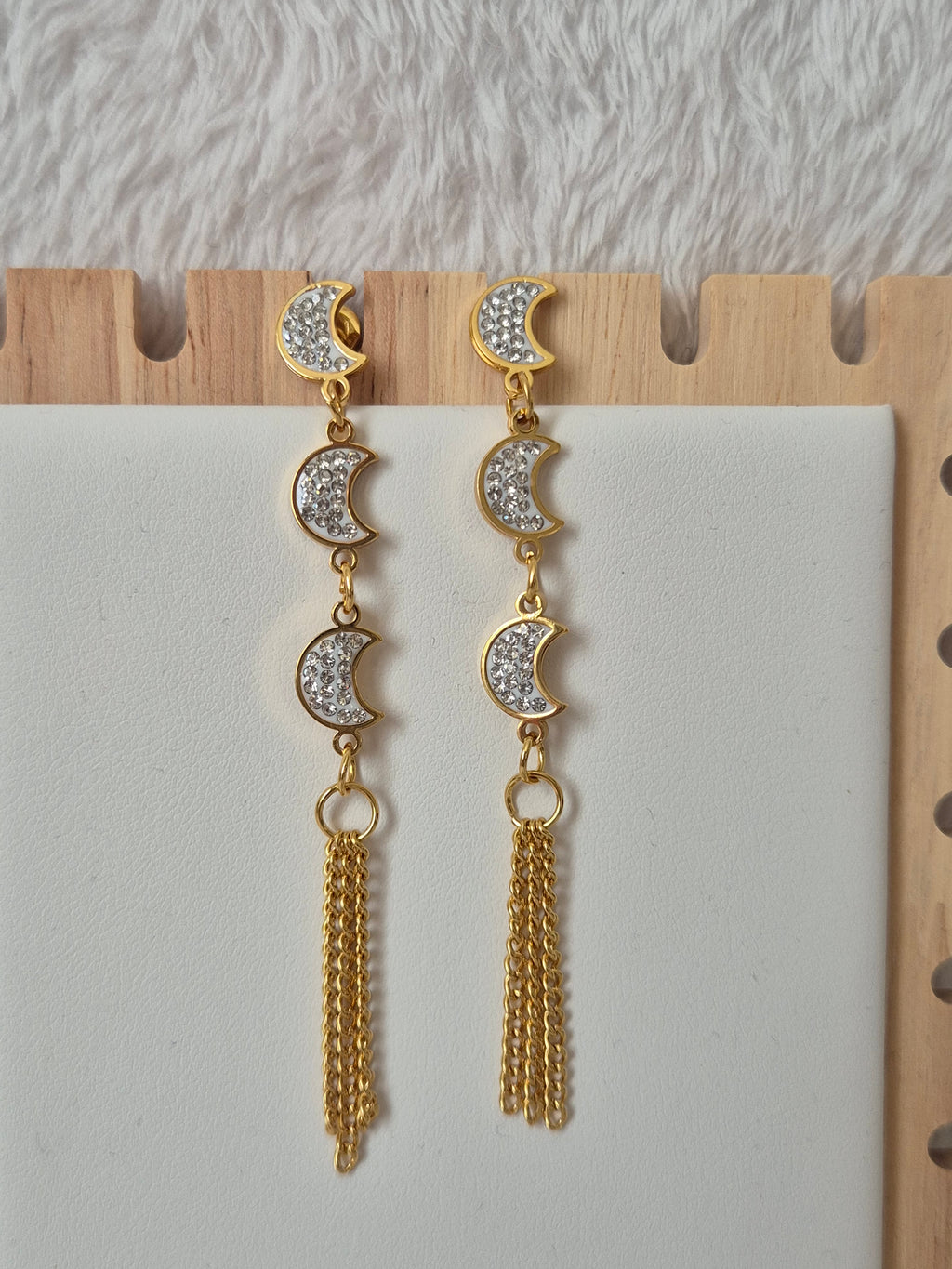 Boucles d'oreilles lunes