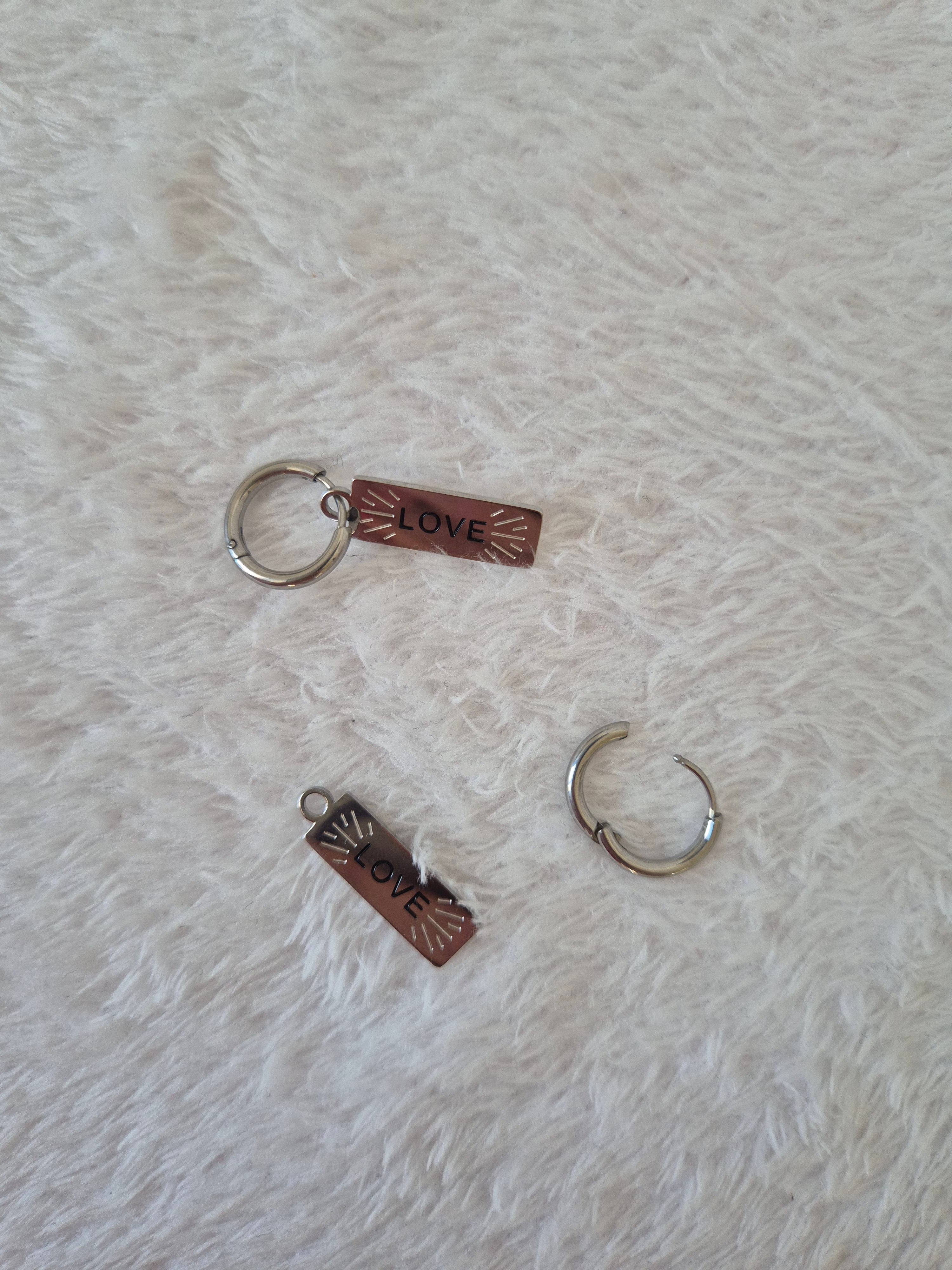 Boucles d'oreilles Love