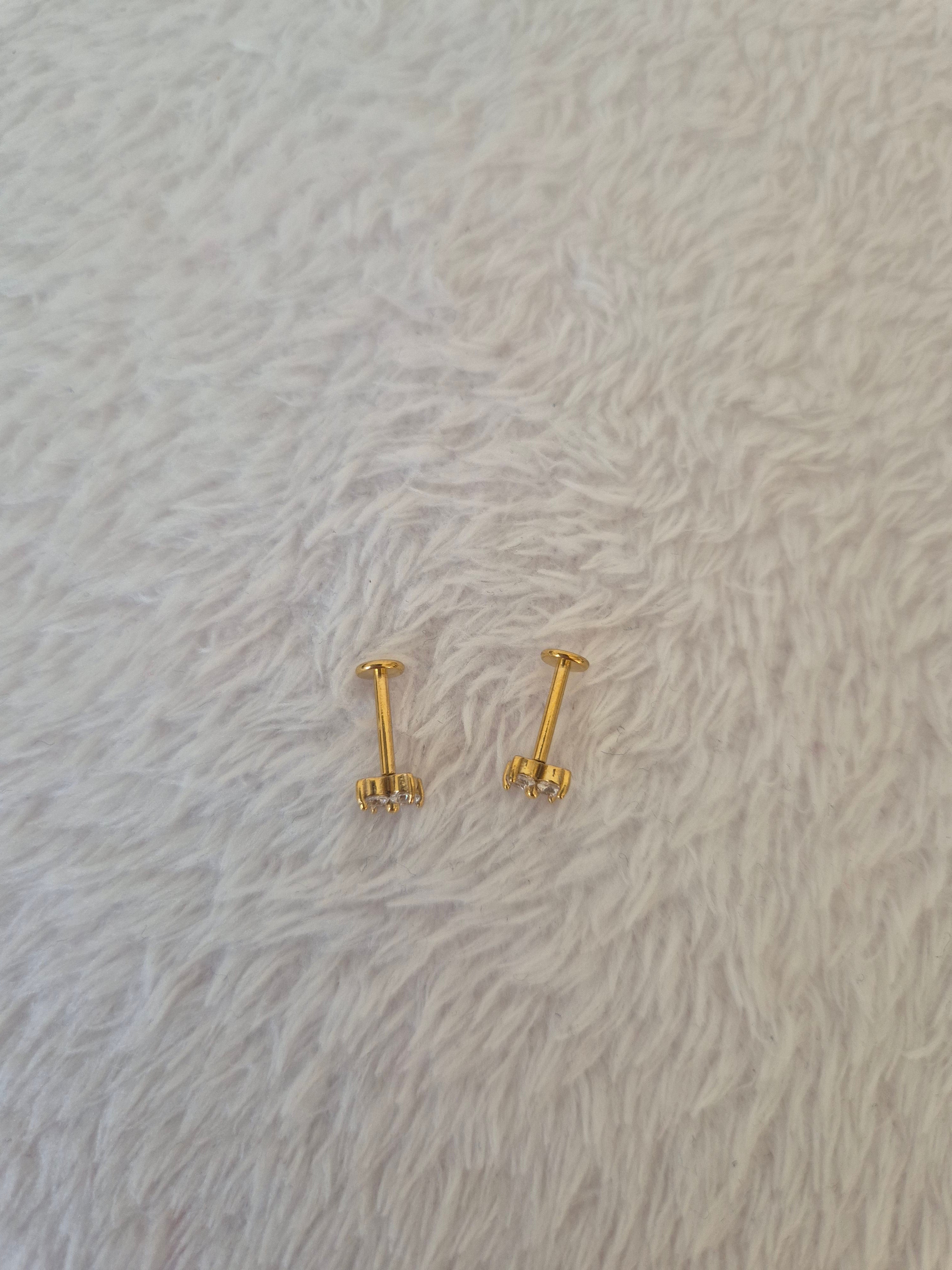 Boucles d'oreilles strass