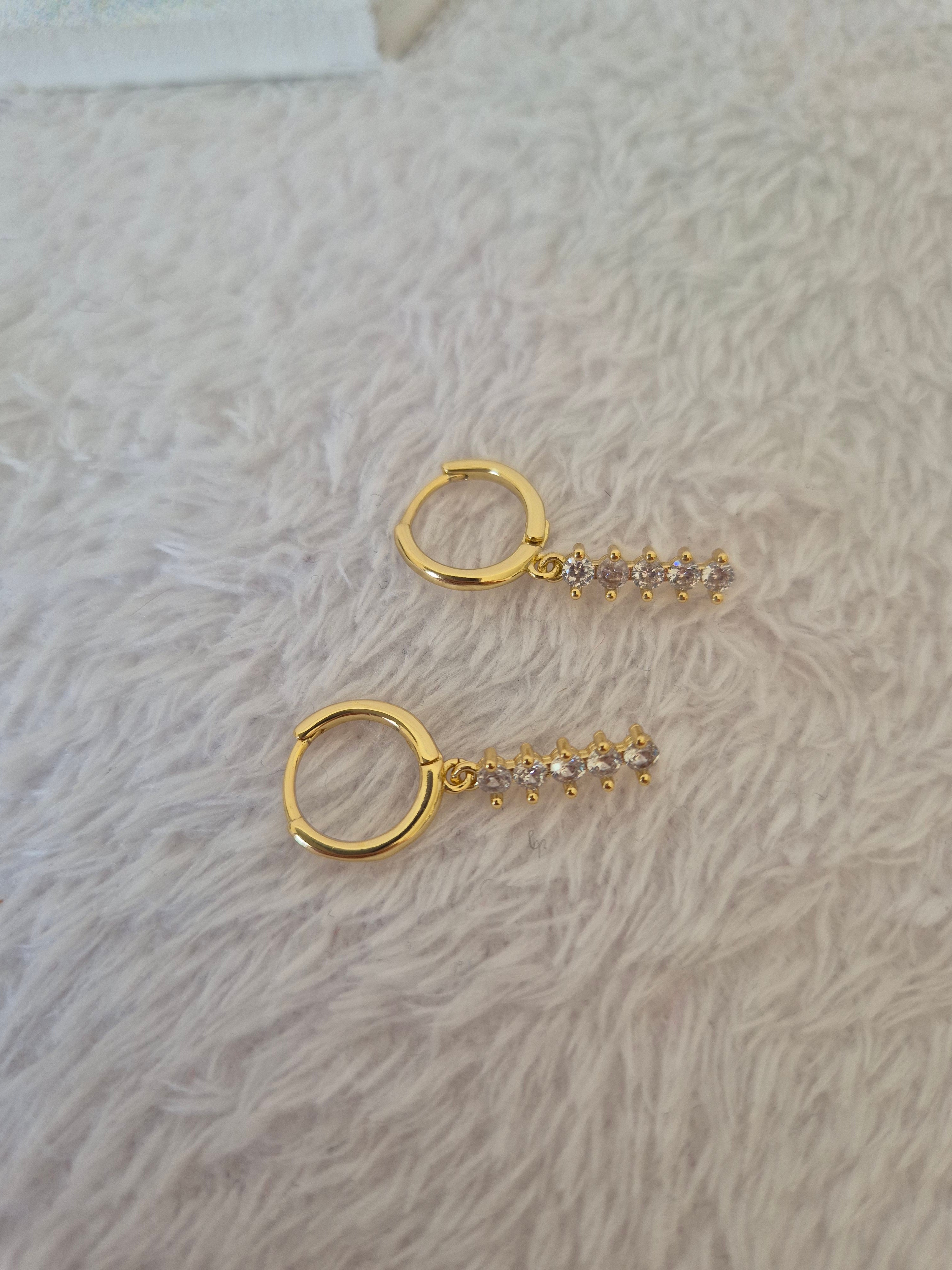 Boucles d'oreilles strass