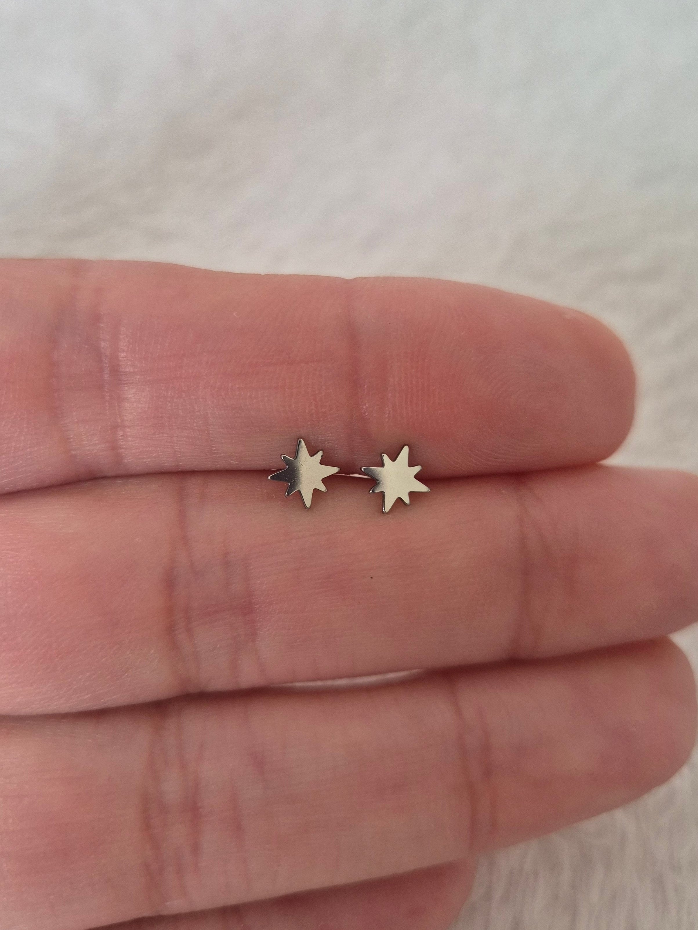 Boucles d'oreilles étoiles
