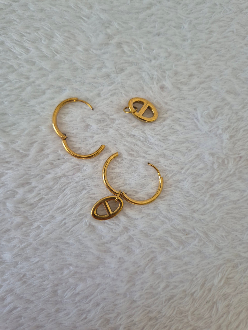 Boucles d'oreilles marine