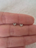 Boucles d'oreilles cœurs