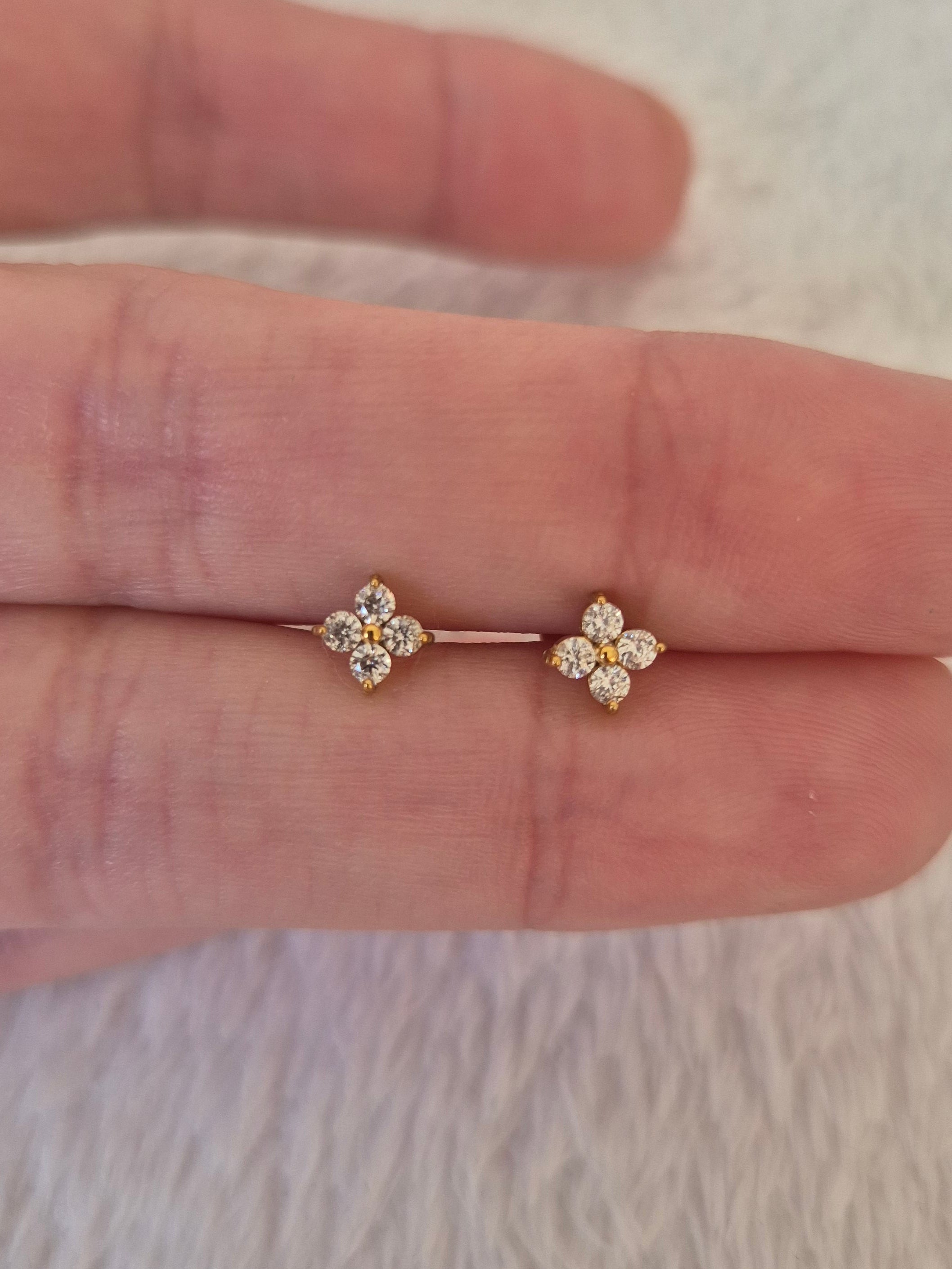 Boucles d'oreilles strass