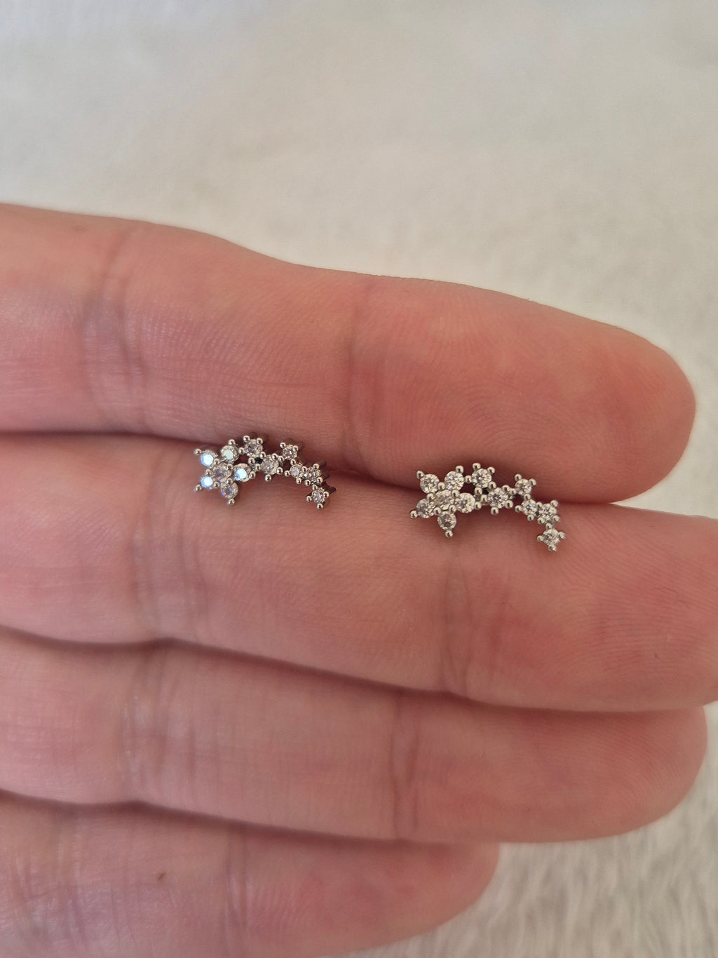 Boucles d'oreilles étoiles strass