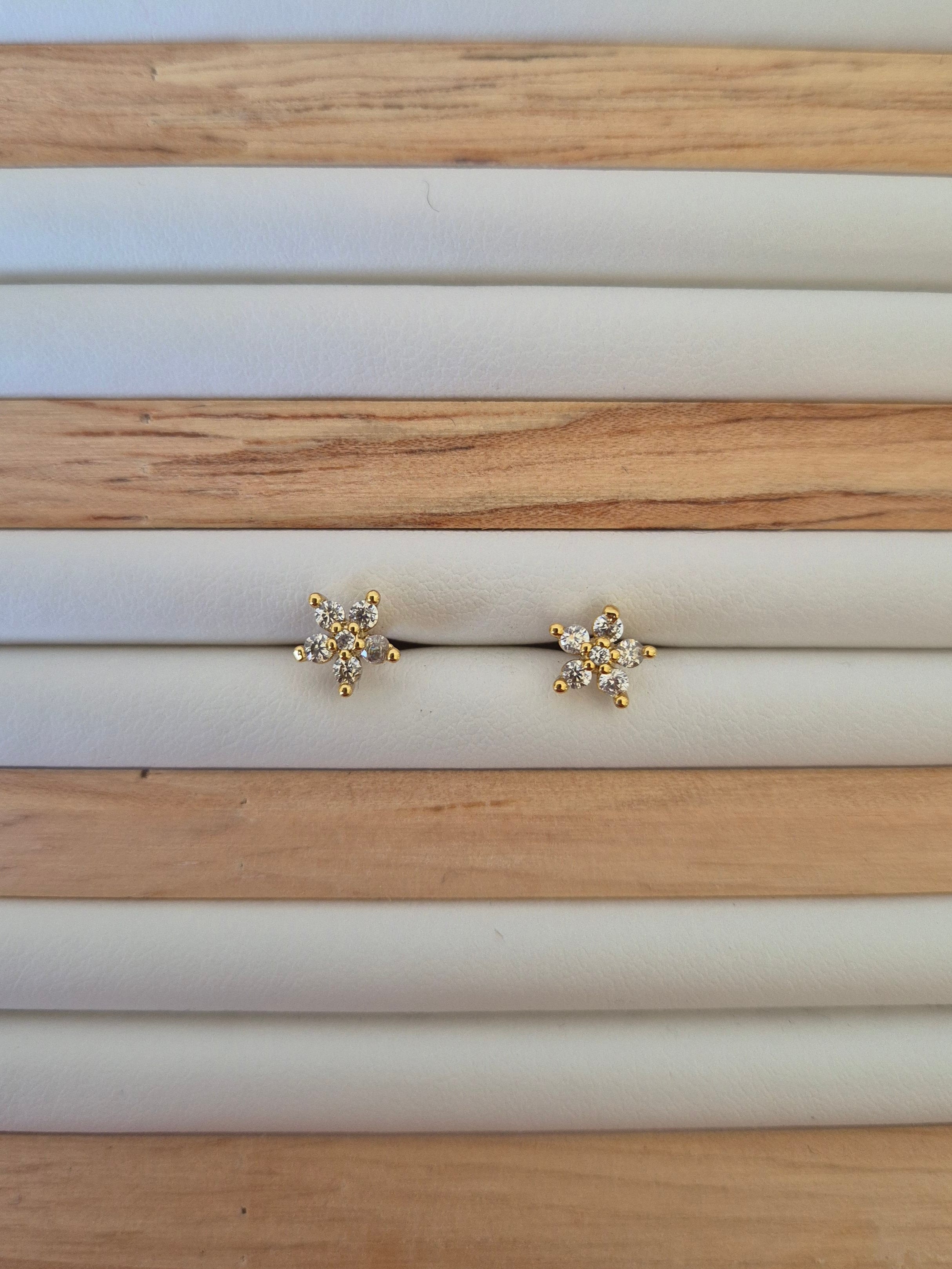 Boucles d'oreilles étoiles strass