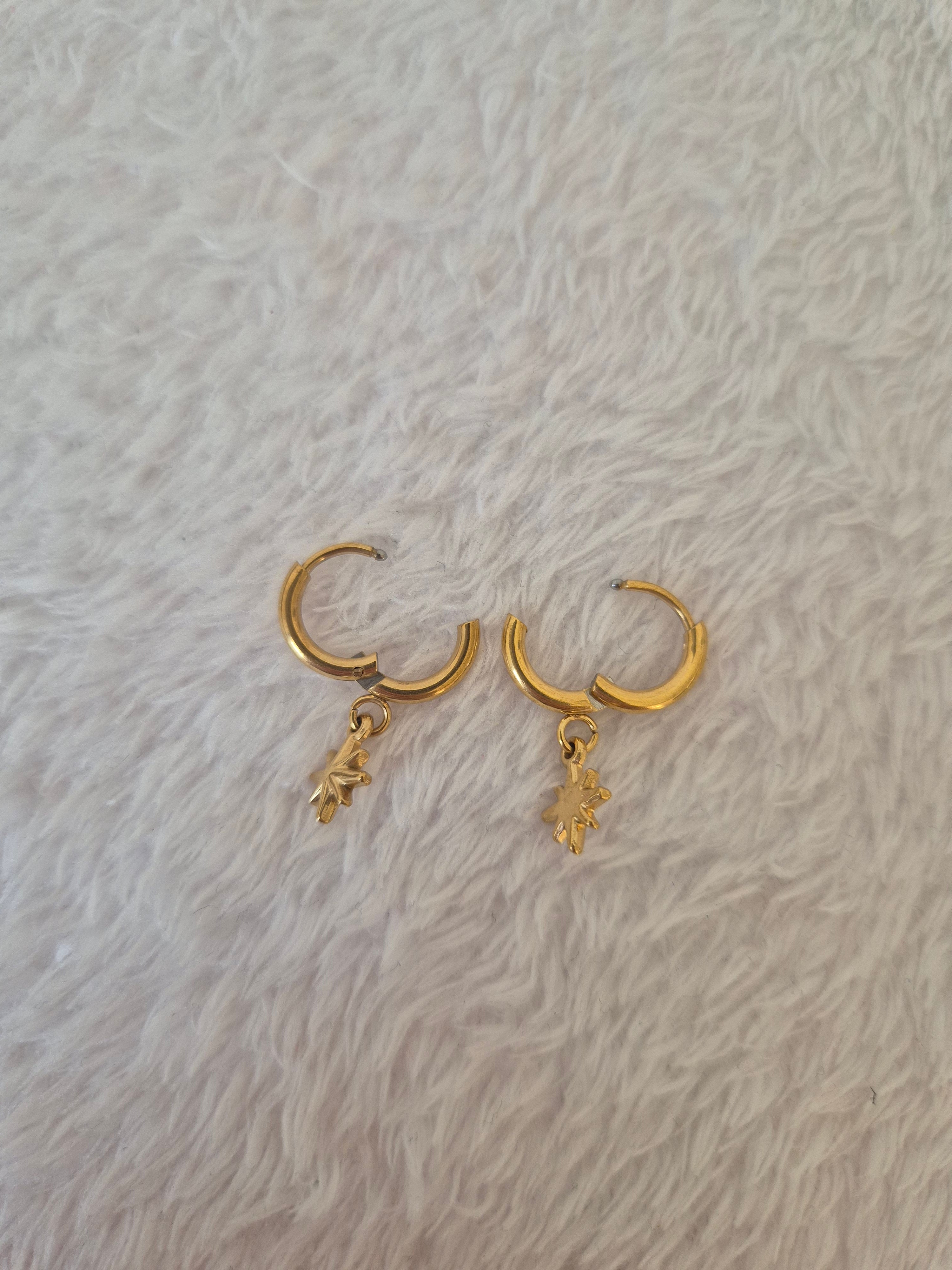 Boucles d'oreilles étoiles