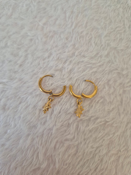 Boucles d'oreilles étoiles