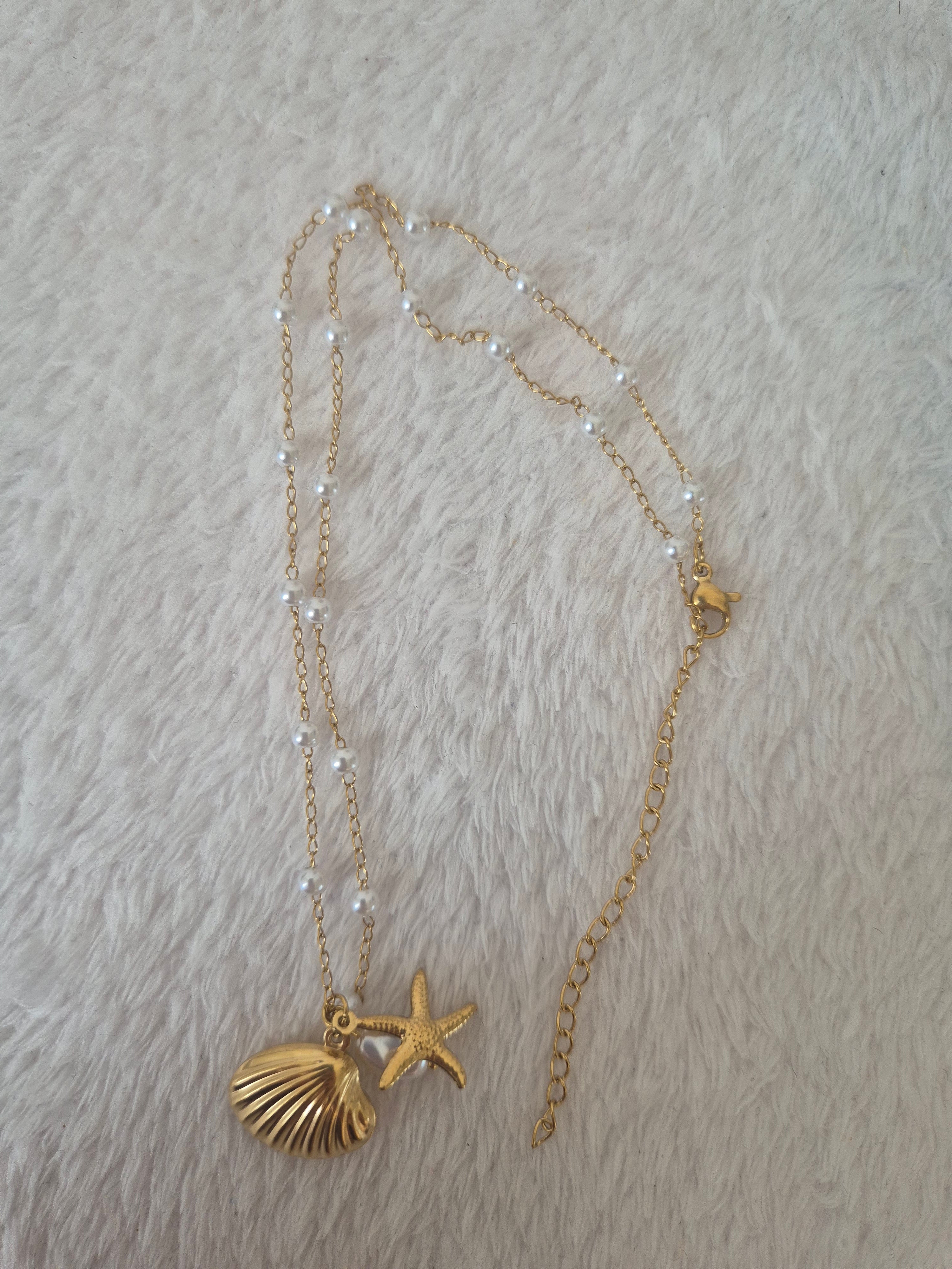 Collier breloques plage