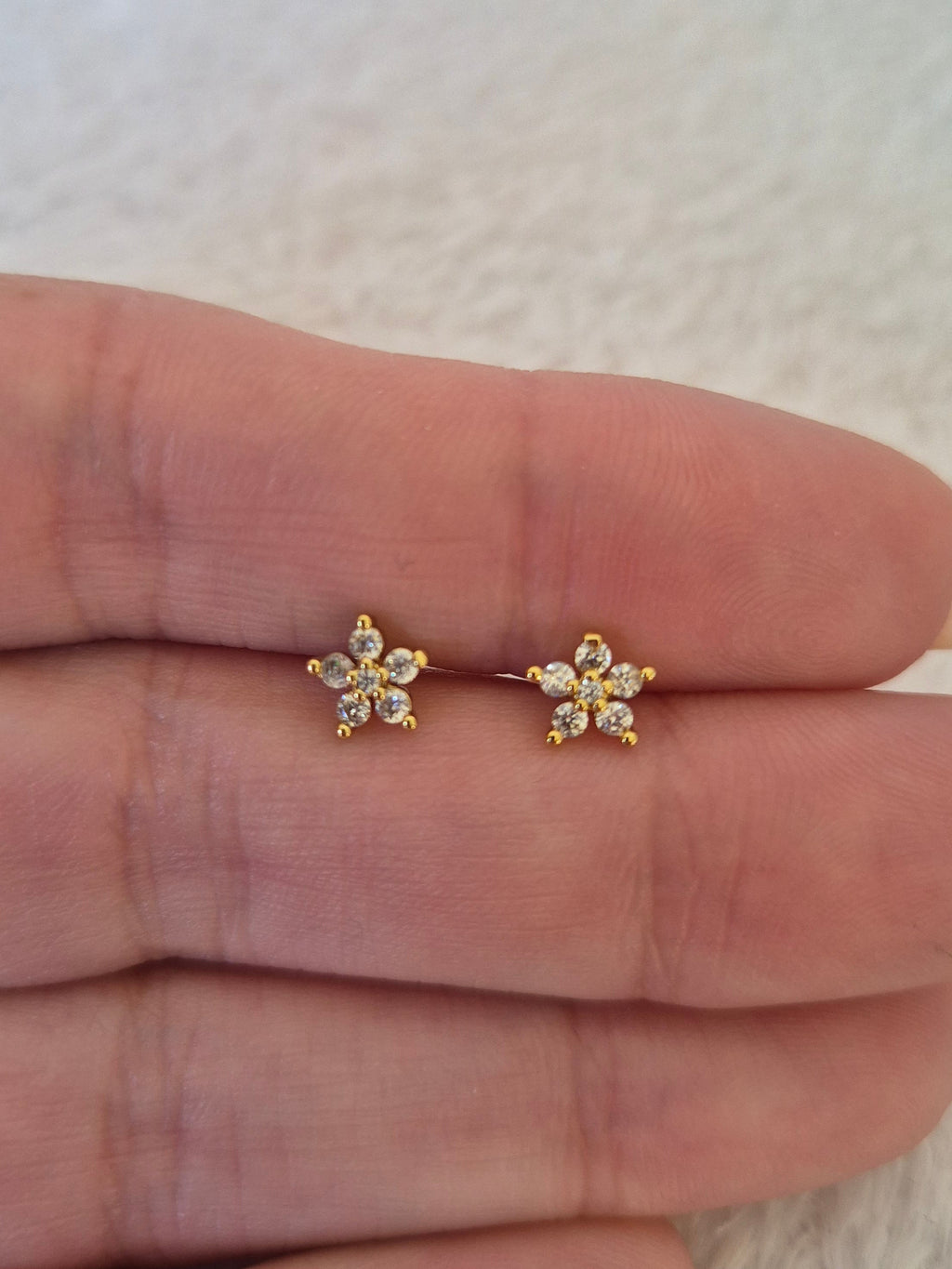 Boucles d'oreilles étoiles strass