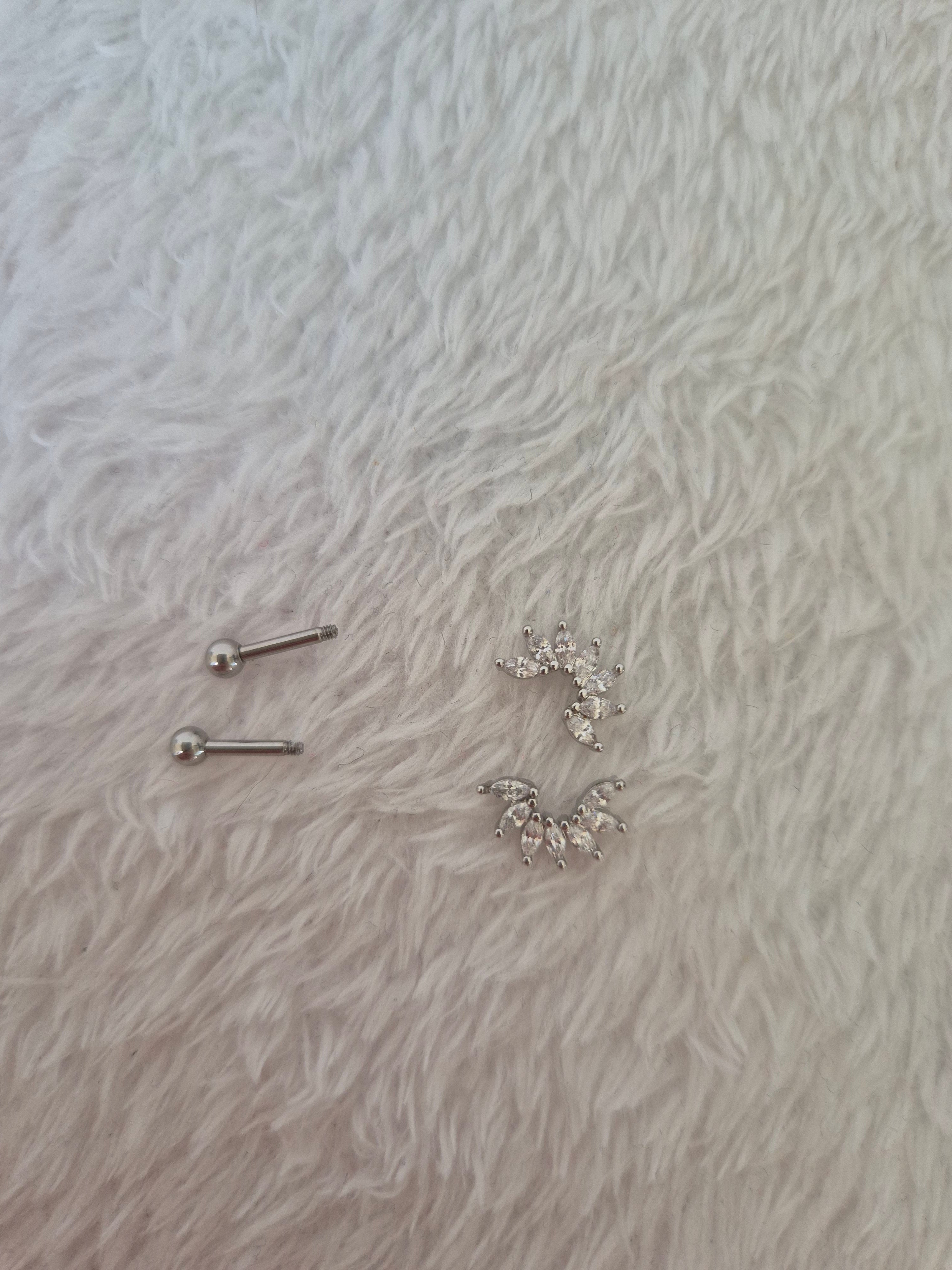 Boucles d'oreilles strass