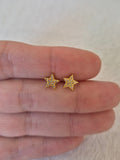 Boucles d'oreilles étoiles strass