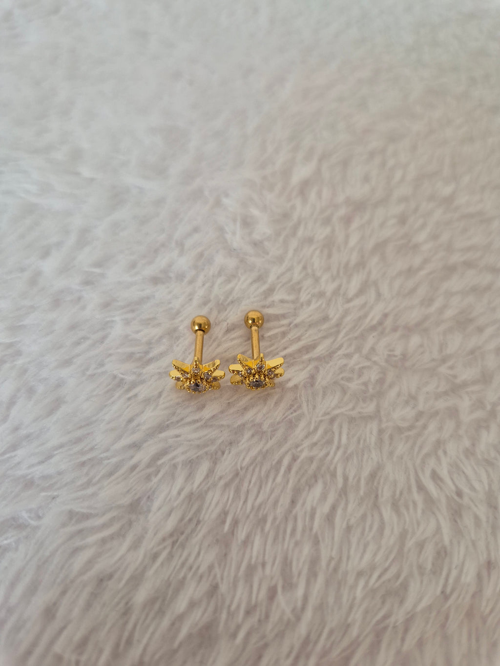 Boucles d'oreilles étoiles et strass