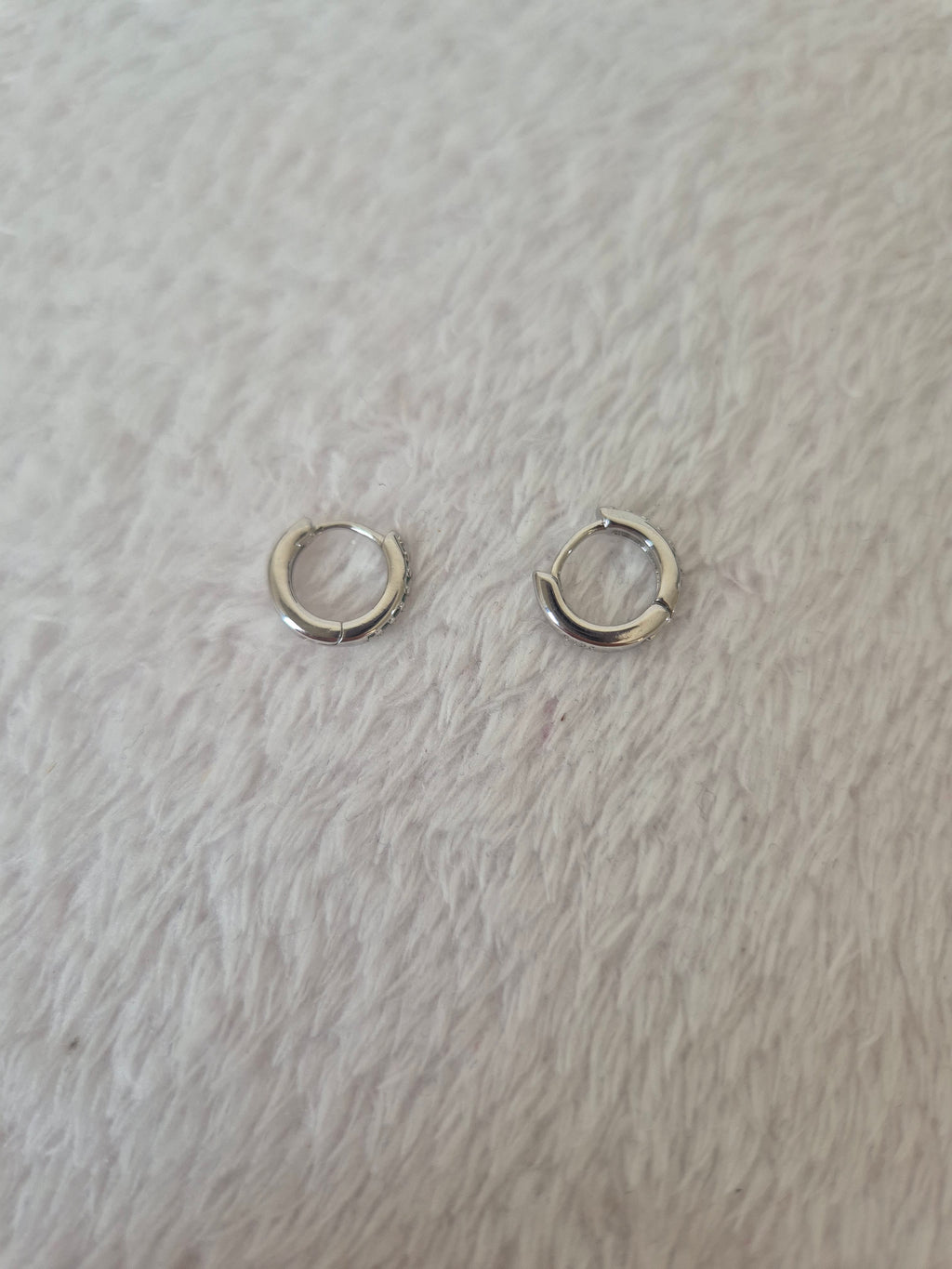 Boucles d'oreilles strass verts