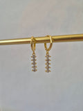 Boucles d'oreilles strass