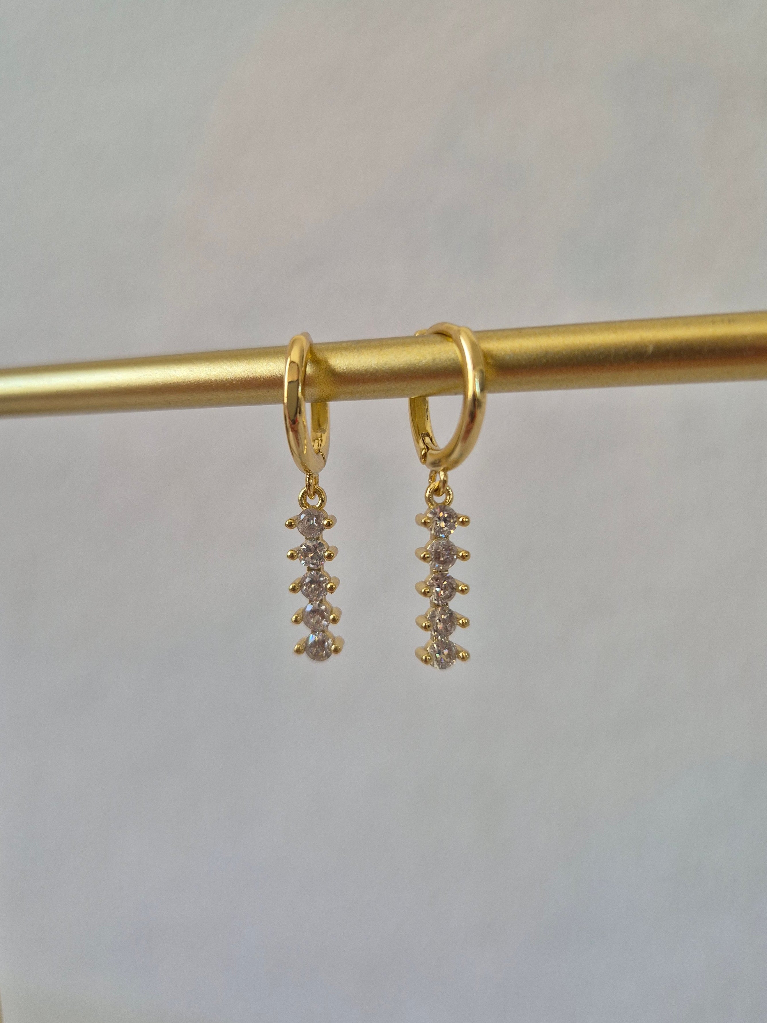 Boucles d'oreilles strass