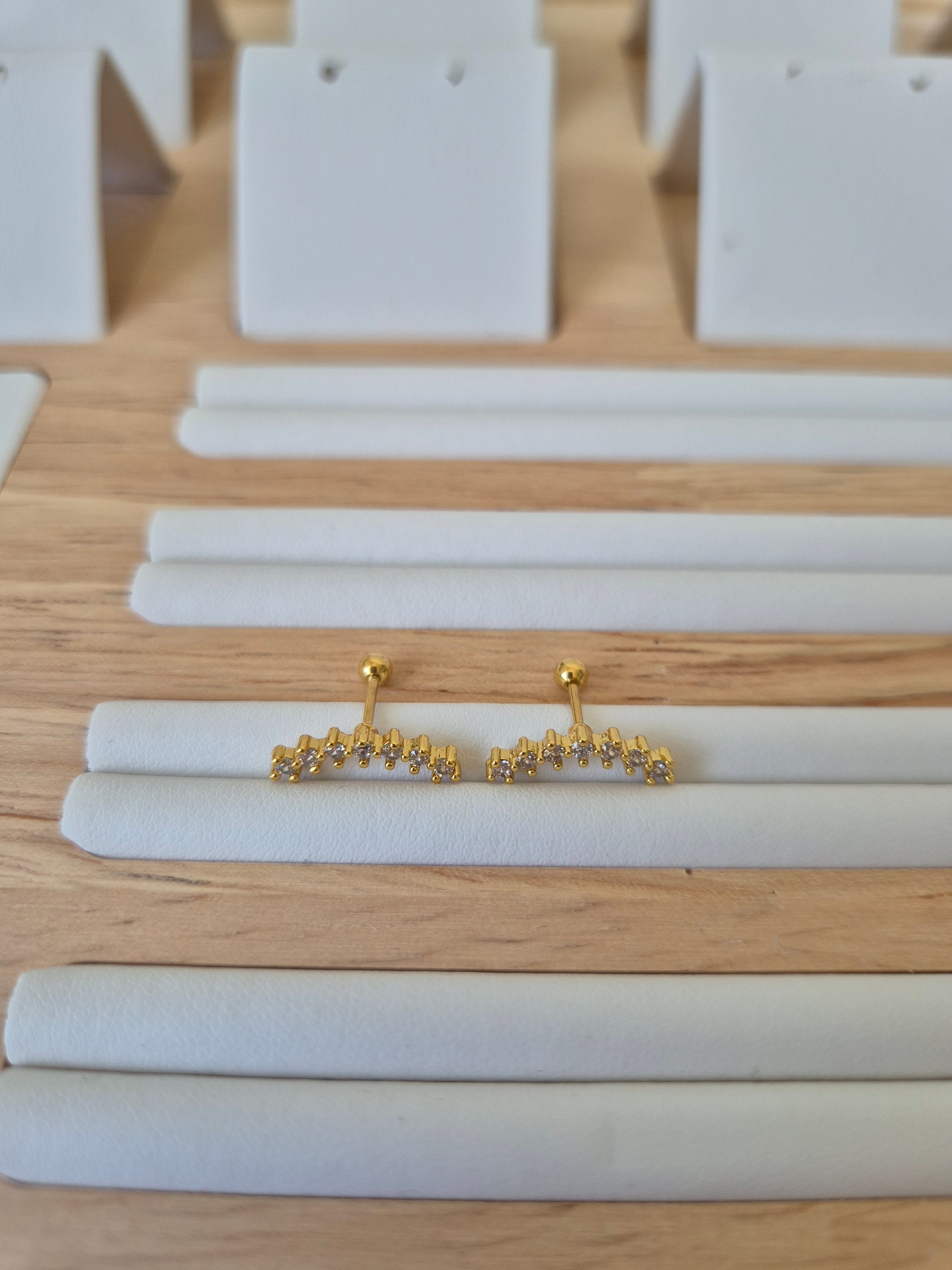Boucles d'oreilles strass