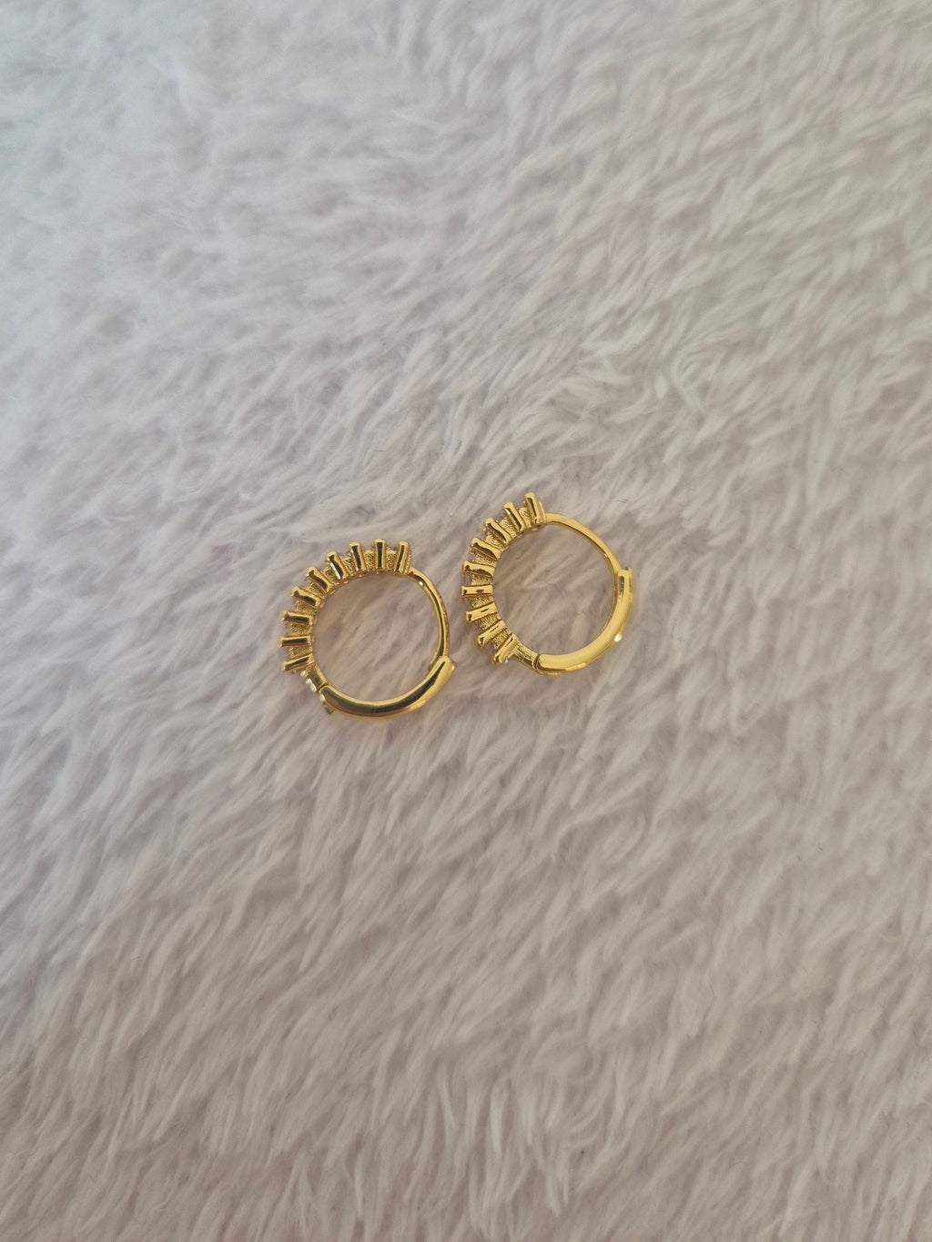 Boucles d'oreilles strass rectangulaires
