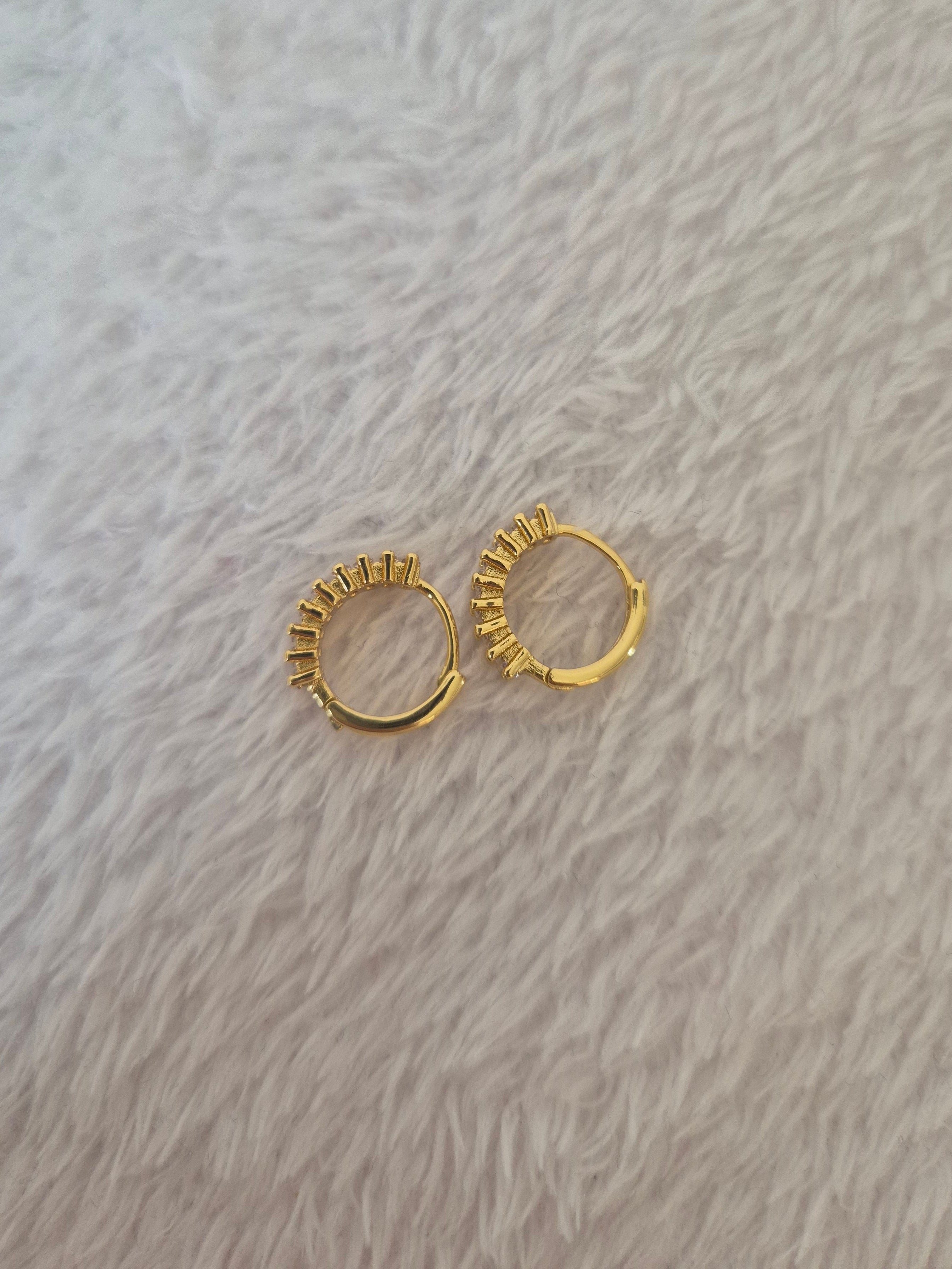 Boucles d'oreilles strass rectangulaires