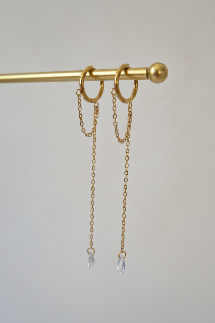 Boucles d'oreilles gouttes