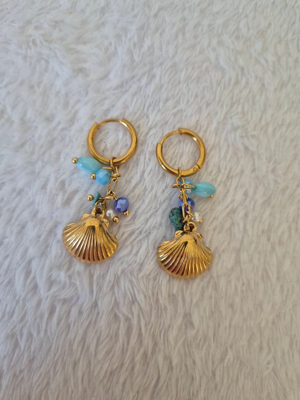Boucles d'oreilles coquillages