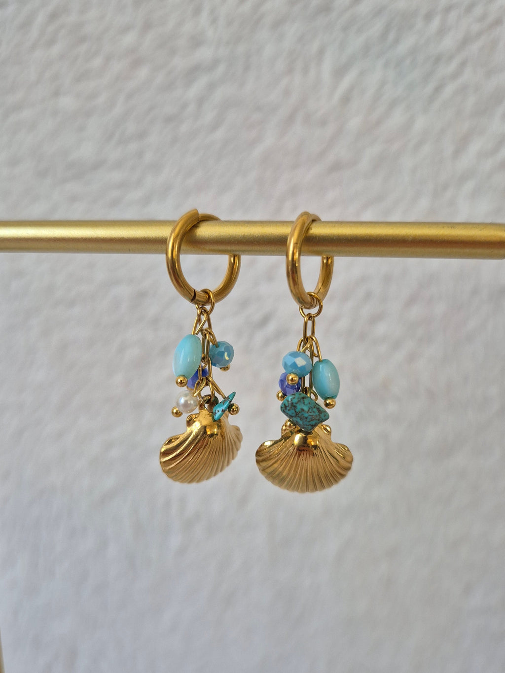 Boucles d'oreilles coquillages