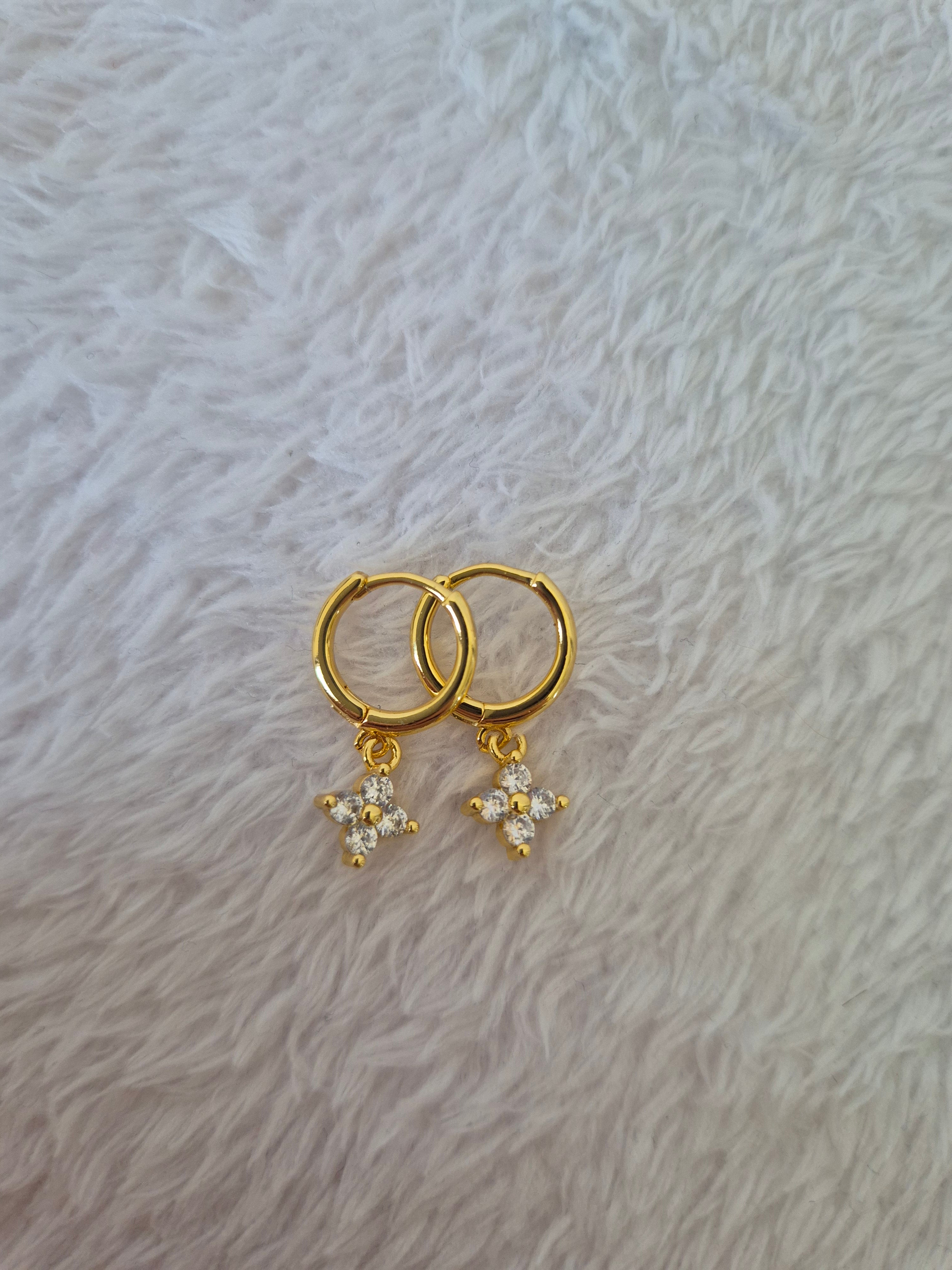 Boucles d'oreilles strass